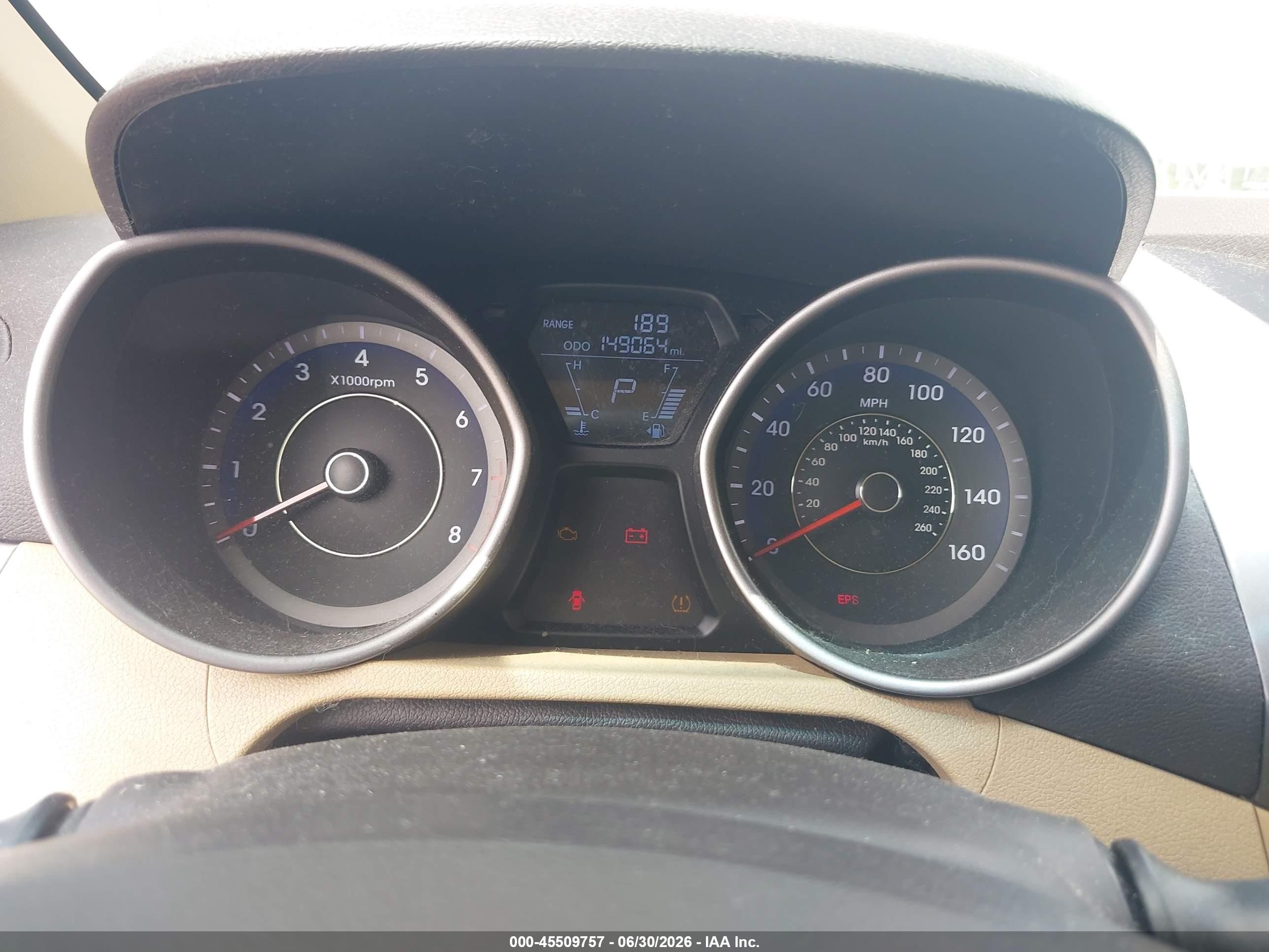 2012 Hyundai Elantra Gls (ulsan Plant) Black vin: KMHDH4AE4CU334309