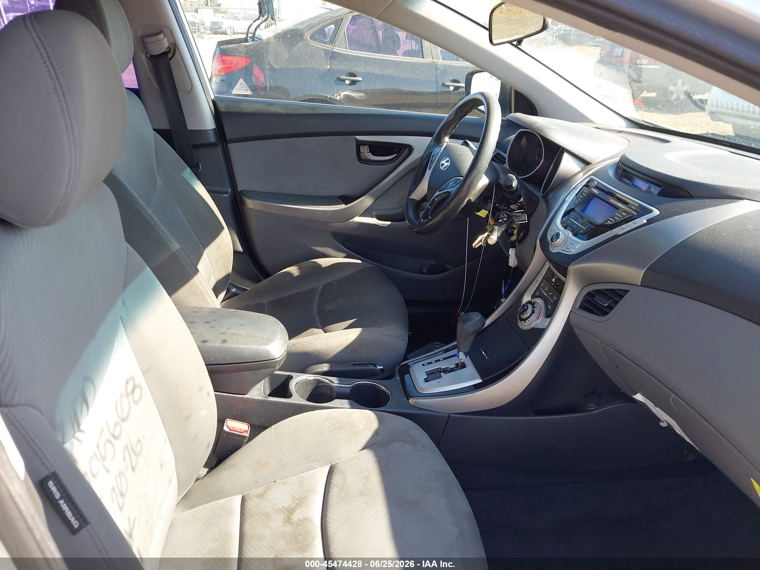 2012 Hyundai Elantra Gls (ulsan Plant) Silver vin: KMHDH4AE4CU337081