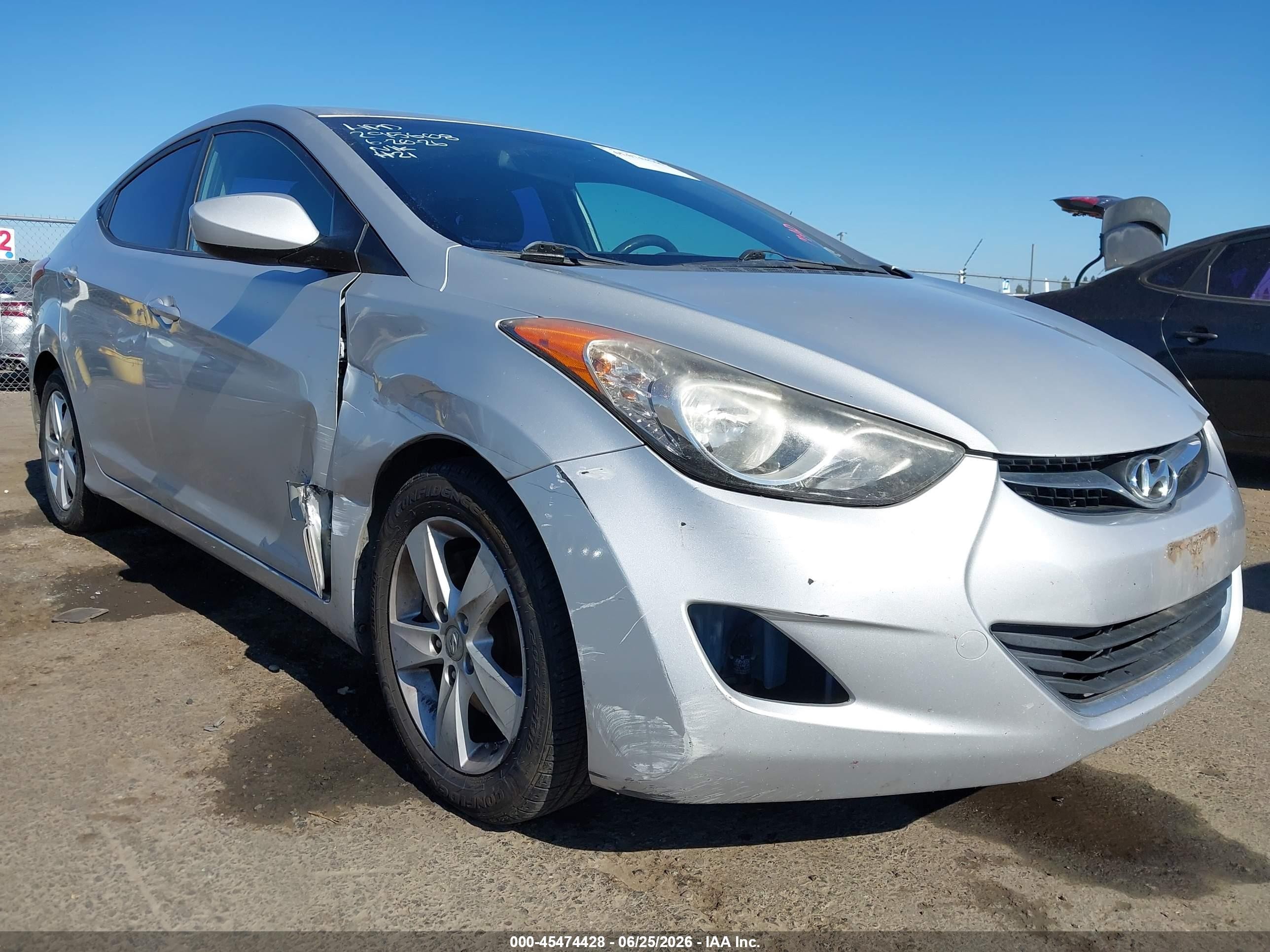 2012 Hyundai Elantra Gls (ulsan Plant) Silver vin: KMHDH4AE4CU337081