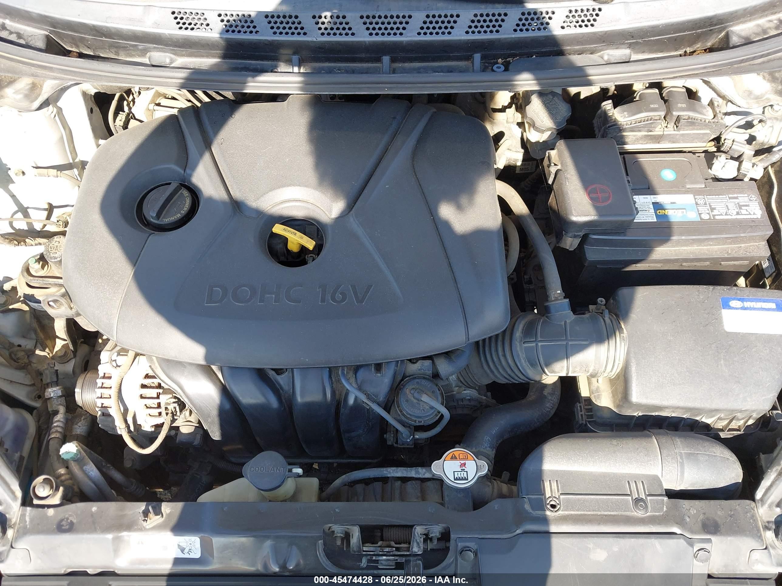 2012 Hyundai Elantra Gls (ulsan Plant) Silver vin: KMHDH4AE4CU337081