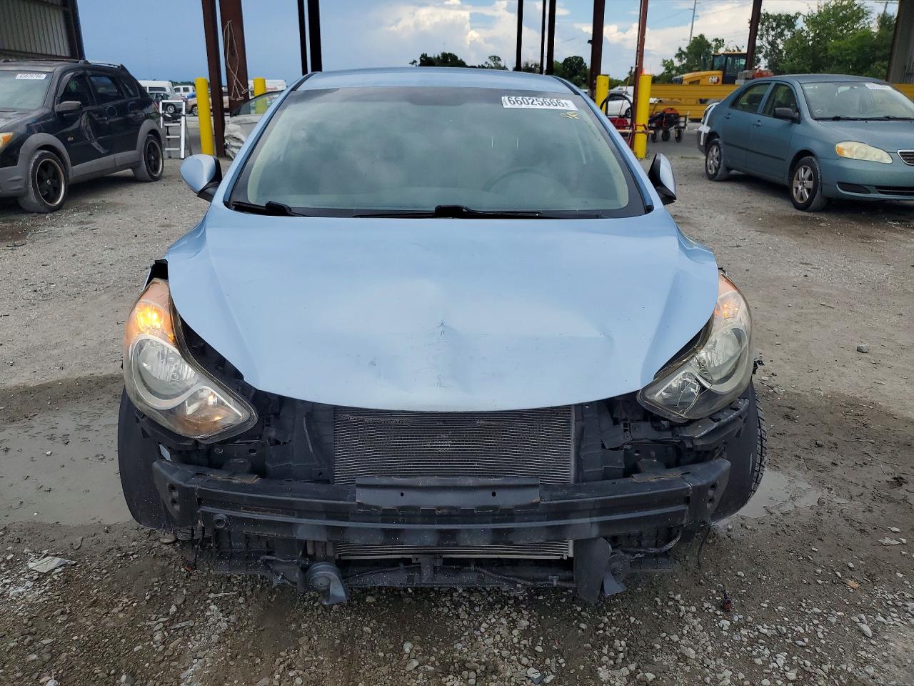 2012 Hyundai Elantra Gls Blue vin: KMHDH4AE4CU344368