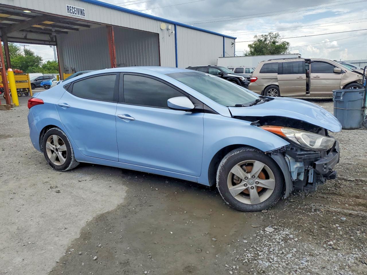 2012 Hyundai Elantra Gls Blue vin: KMHDH4AE4CU344368
