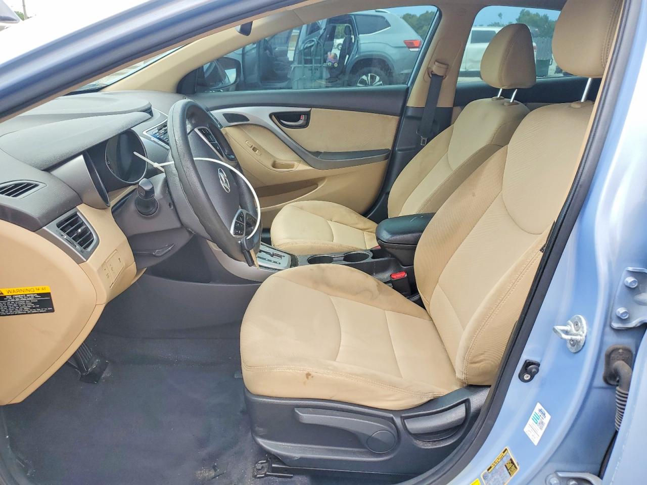 2012 Hyundai Elantra Gls Blue vin: KMHDH4AE4CU344368