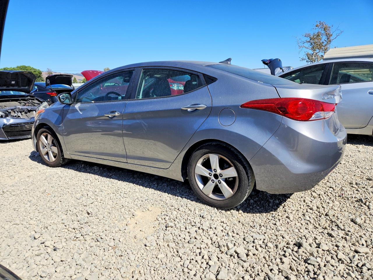 2012 Hyundai Elantra Gls Gray vin: KMHDH4AE4CU357573