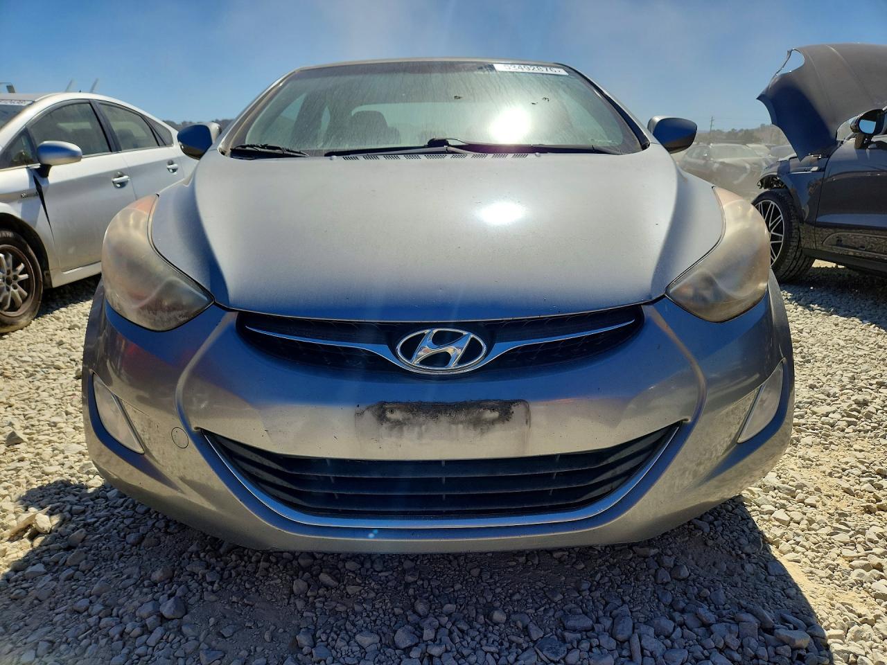 2012 Hyundai Elantra Gls Gray vin: KMHDH4AE4CU357573