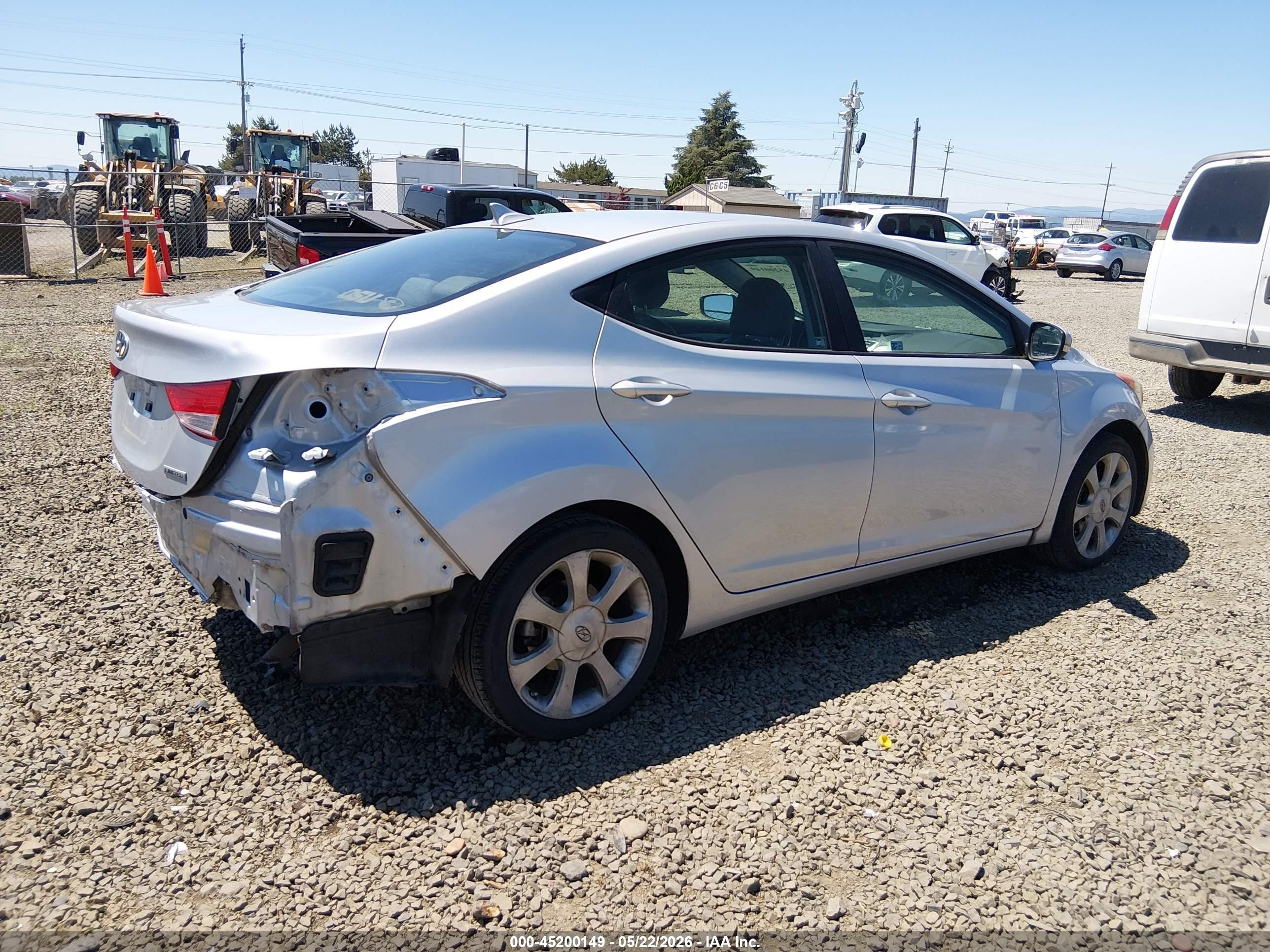 2012 Hyundai Elantra Limited (ulsan Plant) Silver vin: KMHDH4AE4CU367441