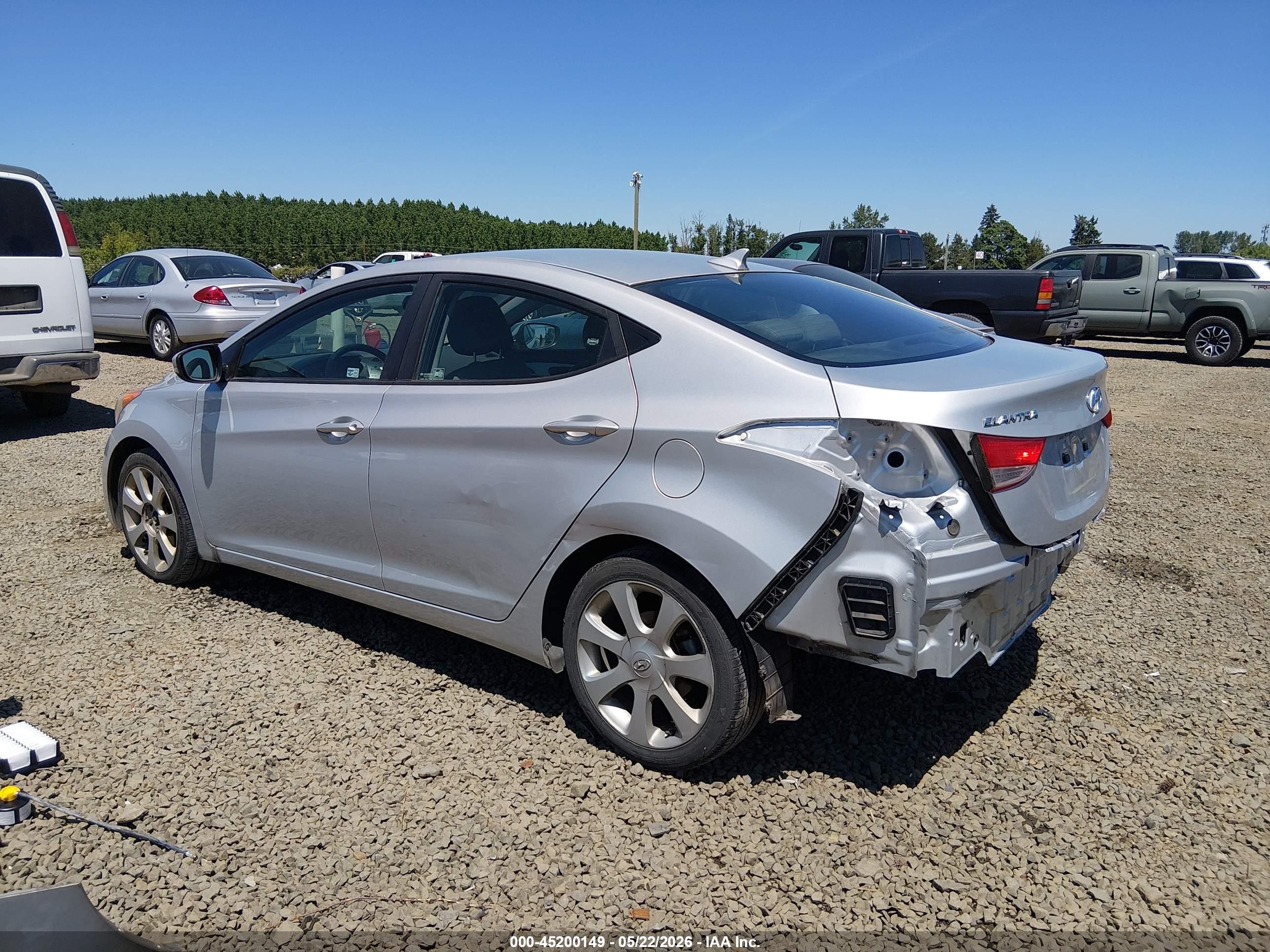 2012 Hyundai Elantra Limited (ulsan Plant) Silver vin: KMHDH4AE4CU367441