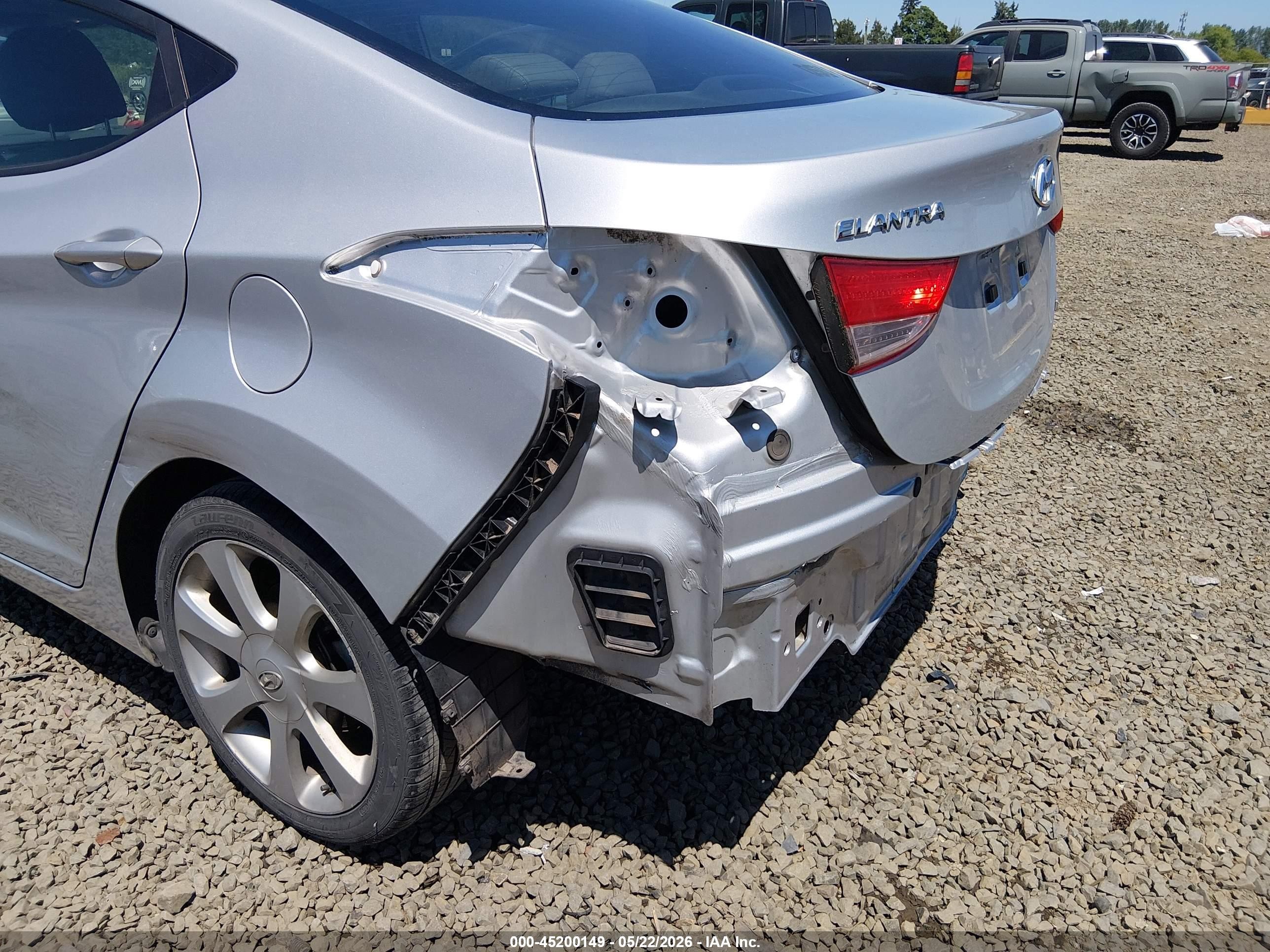 2012 Hyundai Elantra Limited (ulsan Plant) Silver vin: KMHDH4AE4CU367441
