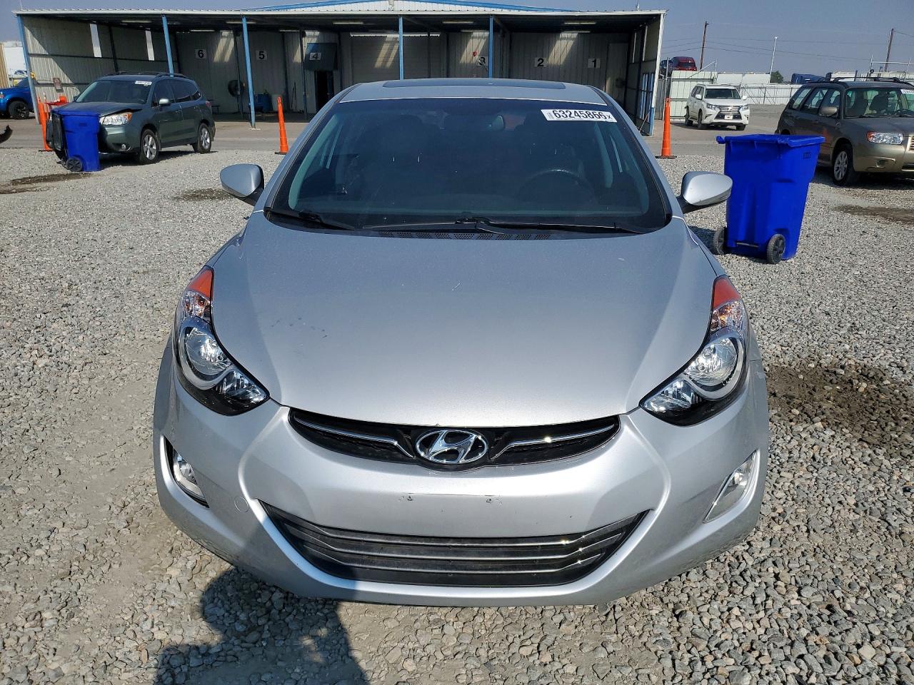 2012 Hyundai Elantra Limited Silver vin: KMHDH4AE4CU373238