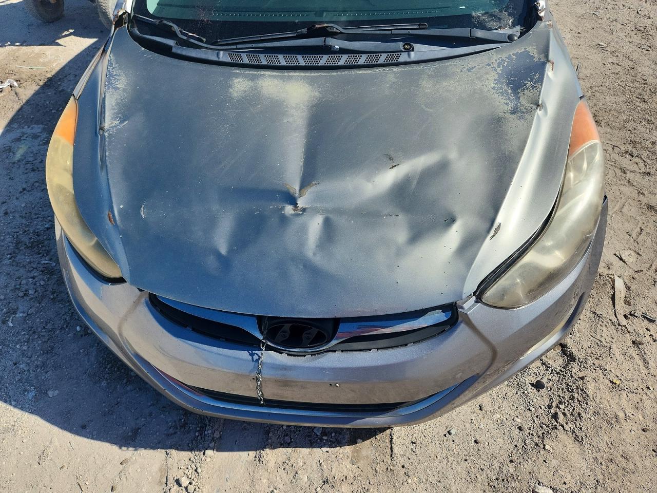 2012 Hyundai Elantra Gls Silver vin: KMHDH4AE4CU386586