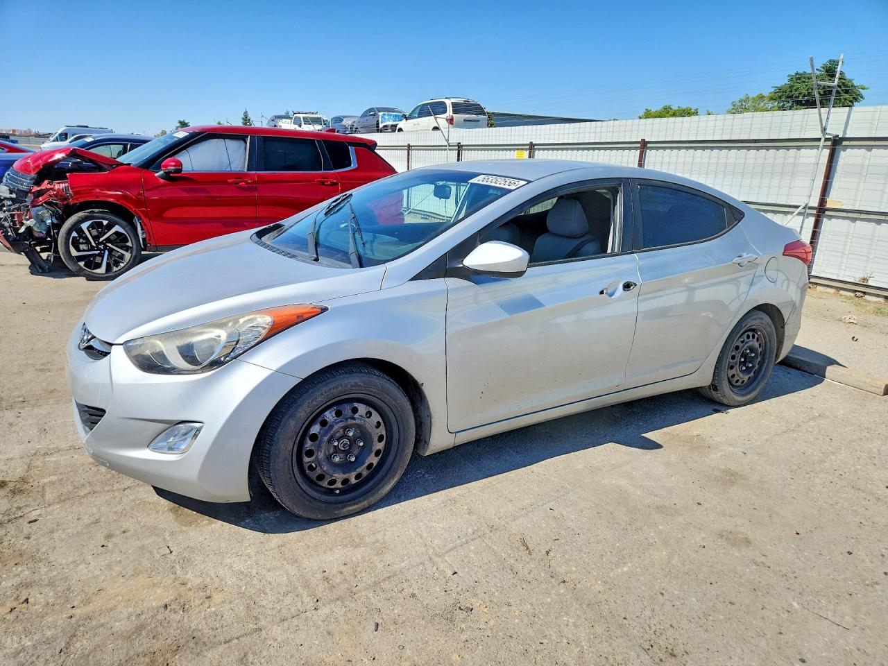 2012 Hyundai Elantra Gls Silver vin: KMHDH4AE4CU403385