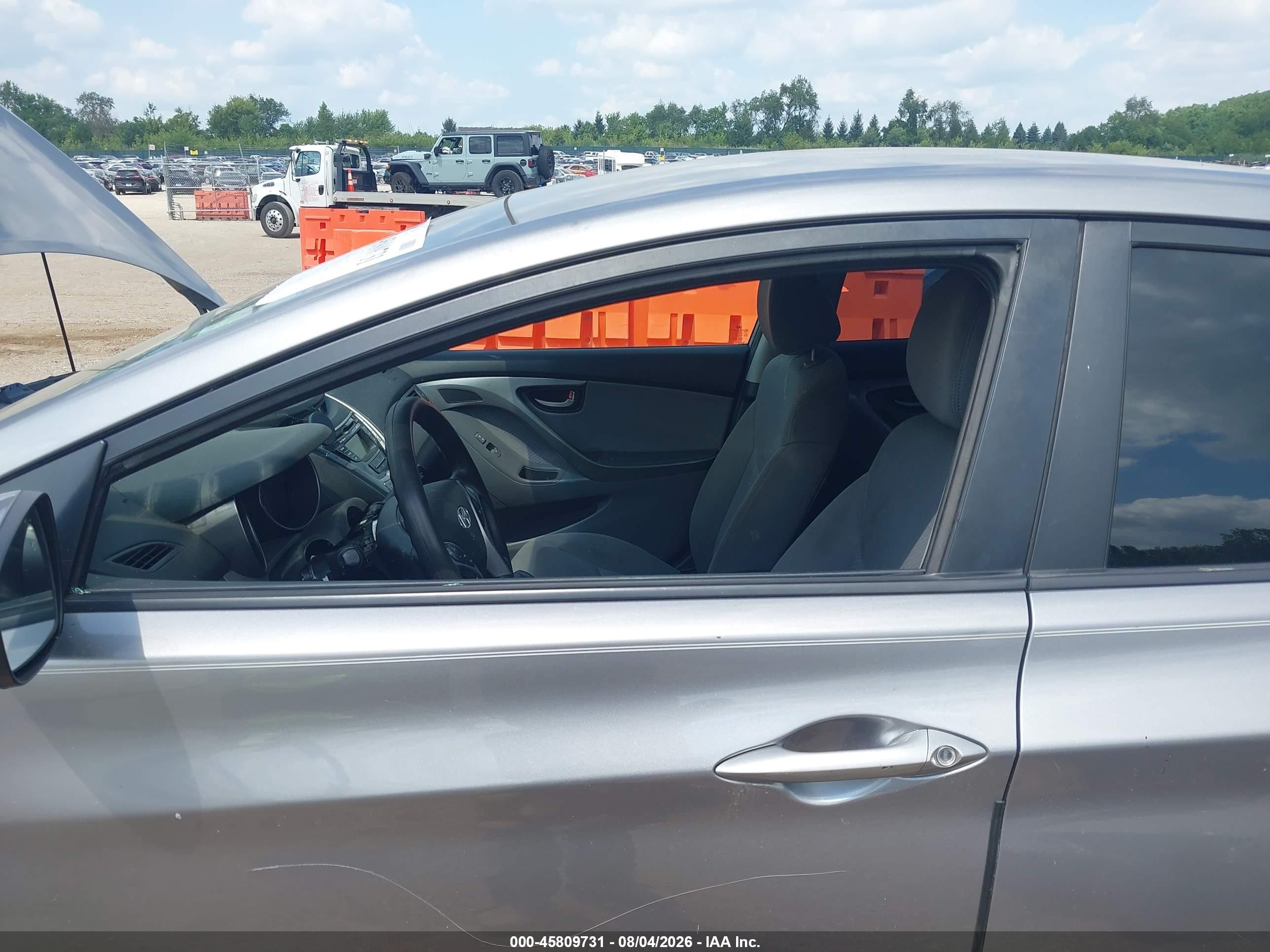 2012 Hyundai Elantra Gls (ulsan Plant) Gray vin: KMHDH4AE4CU420087