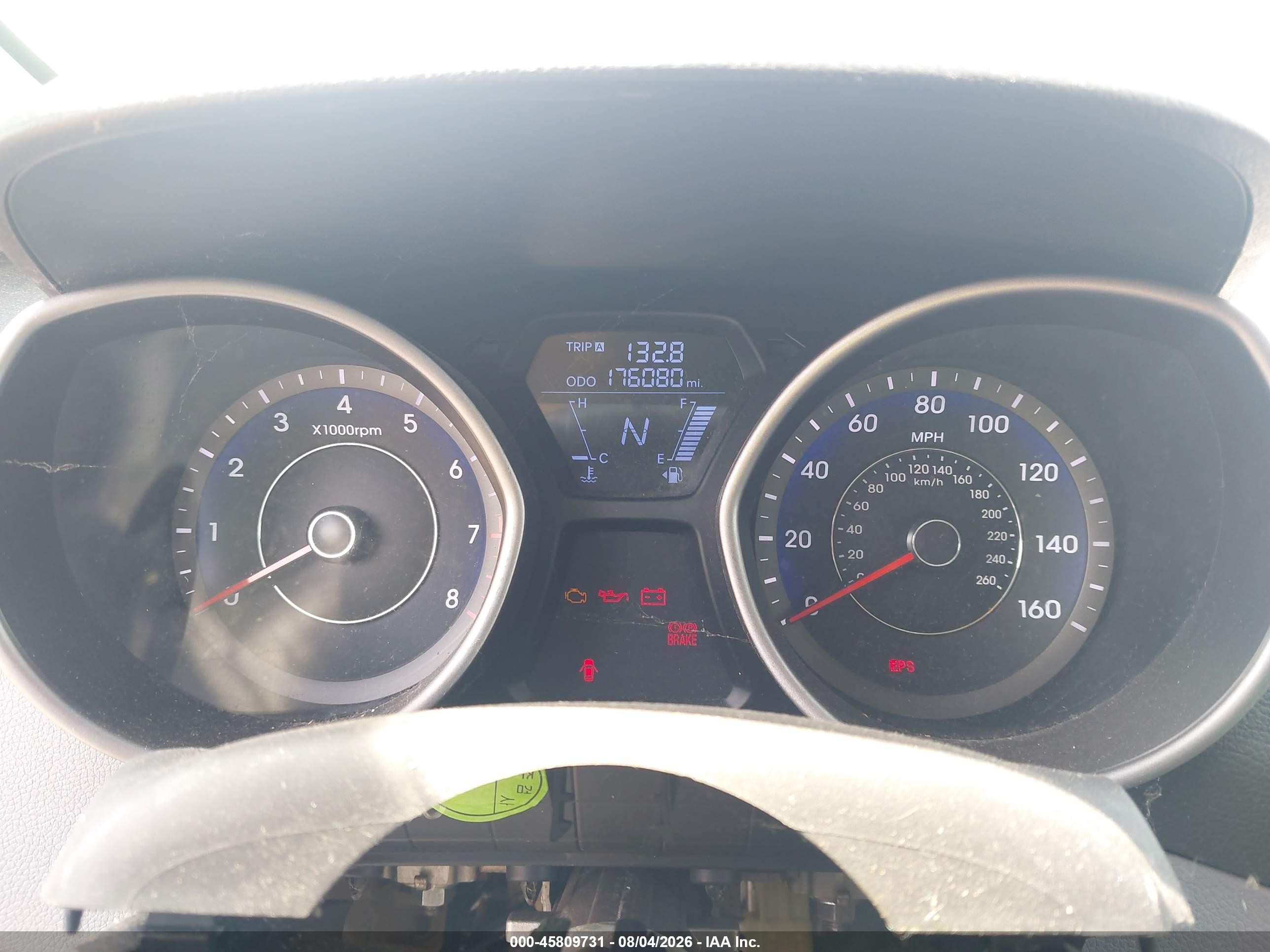 2012 Hyundai Elantra Gls (ulsan Plant) Gray vin: KMHDH4AE4CU420087