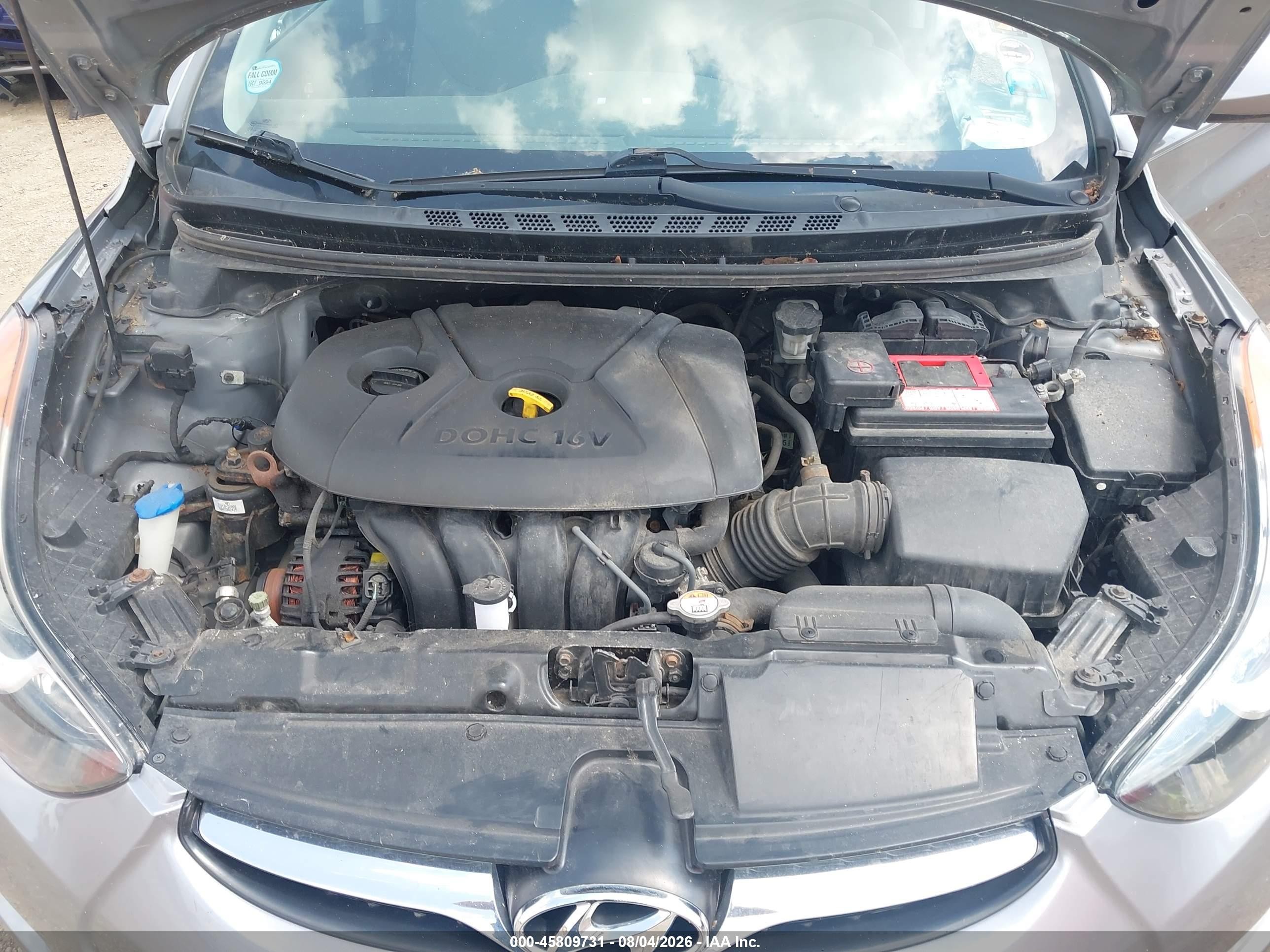 2012 Hyundai Elantra Gls (ulsan Plant) Gray vin: KMHDH4AE4CU420087