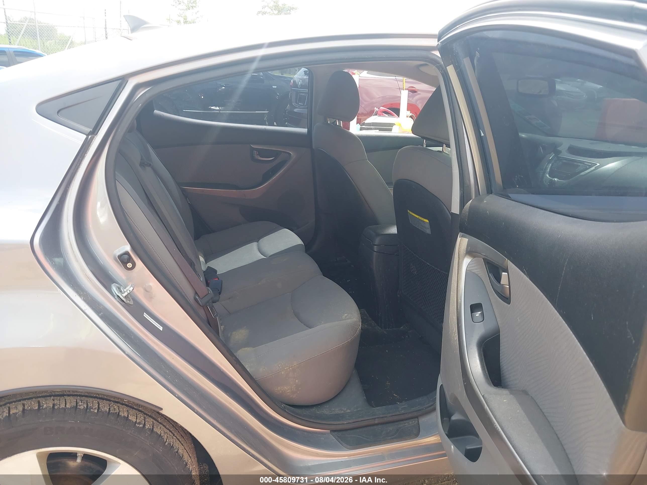 2012 Hyundai Elantra Gls (ulsan Plant) Gray vin: KMHDH4AE4CU420087