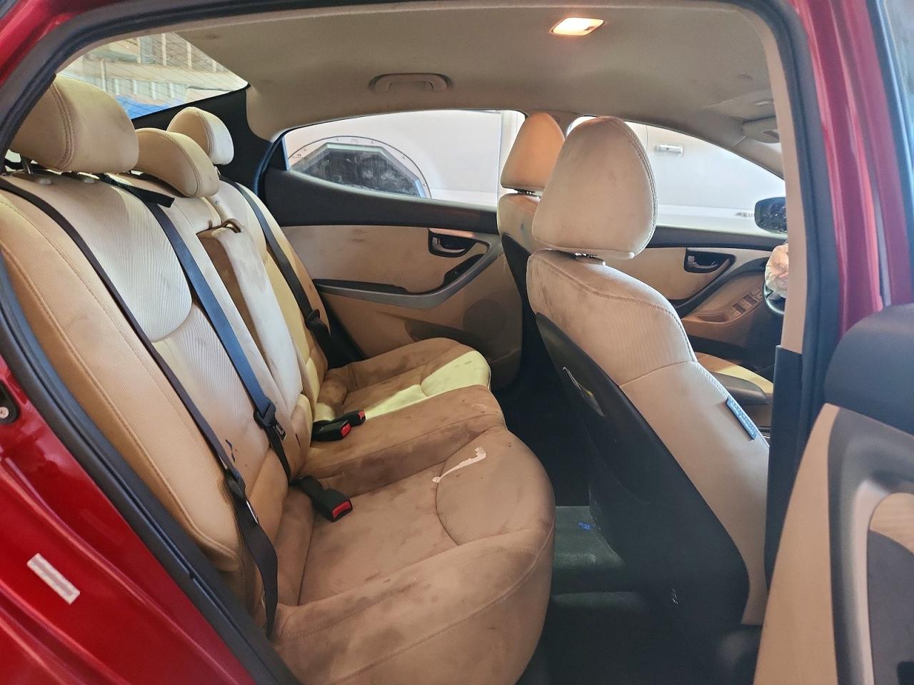 2012 Hyundai Elantra Gls Красный vin: KMHDH4AE4CU420879