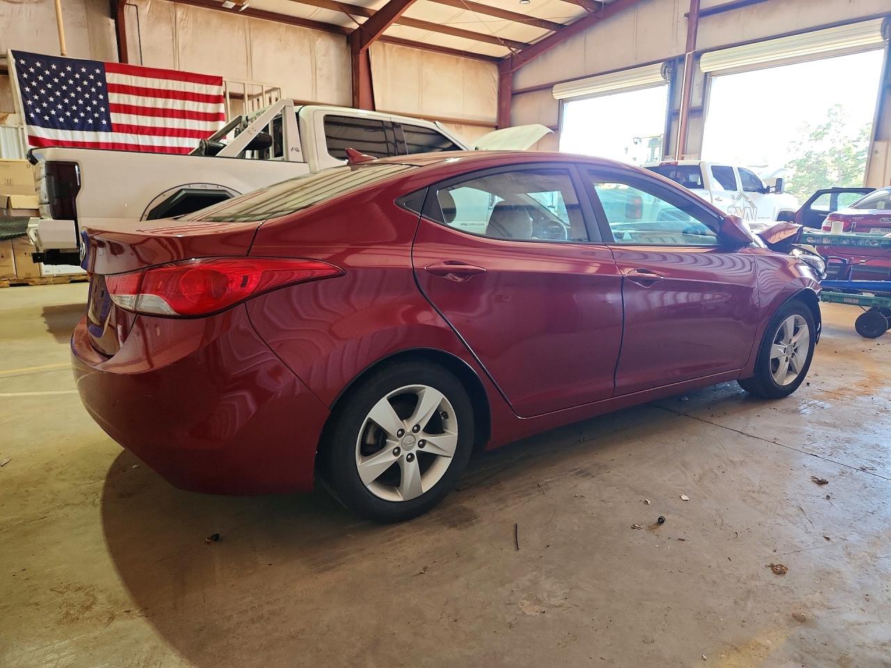 2012 Hyundai Elantra Gls Красный vin: KMHDH4AE4CU420879
