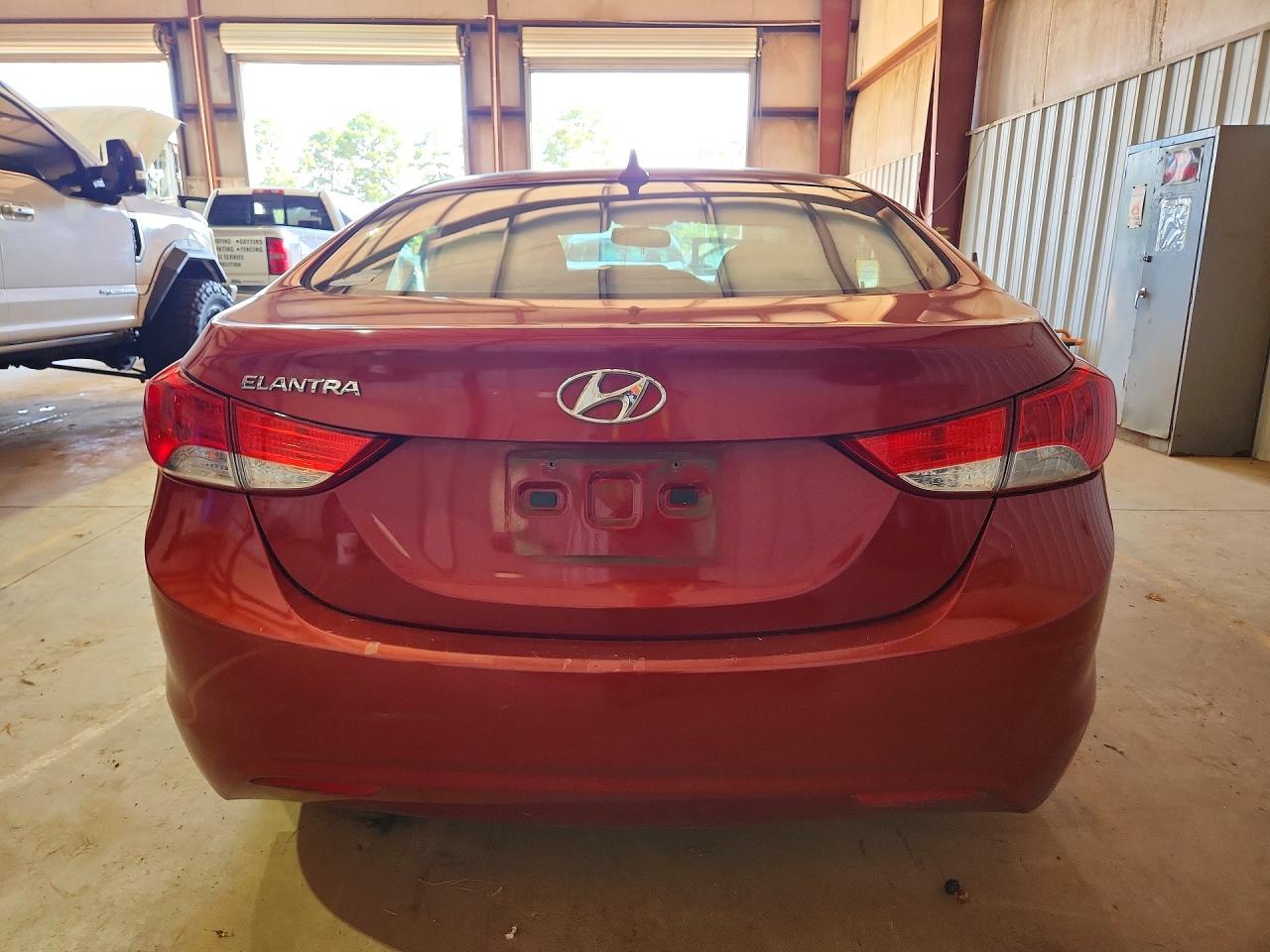 2012 Hyundai Elantra Gls Красный vin: KMHDH4AE4CU420879