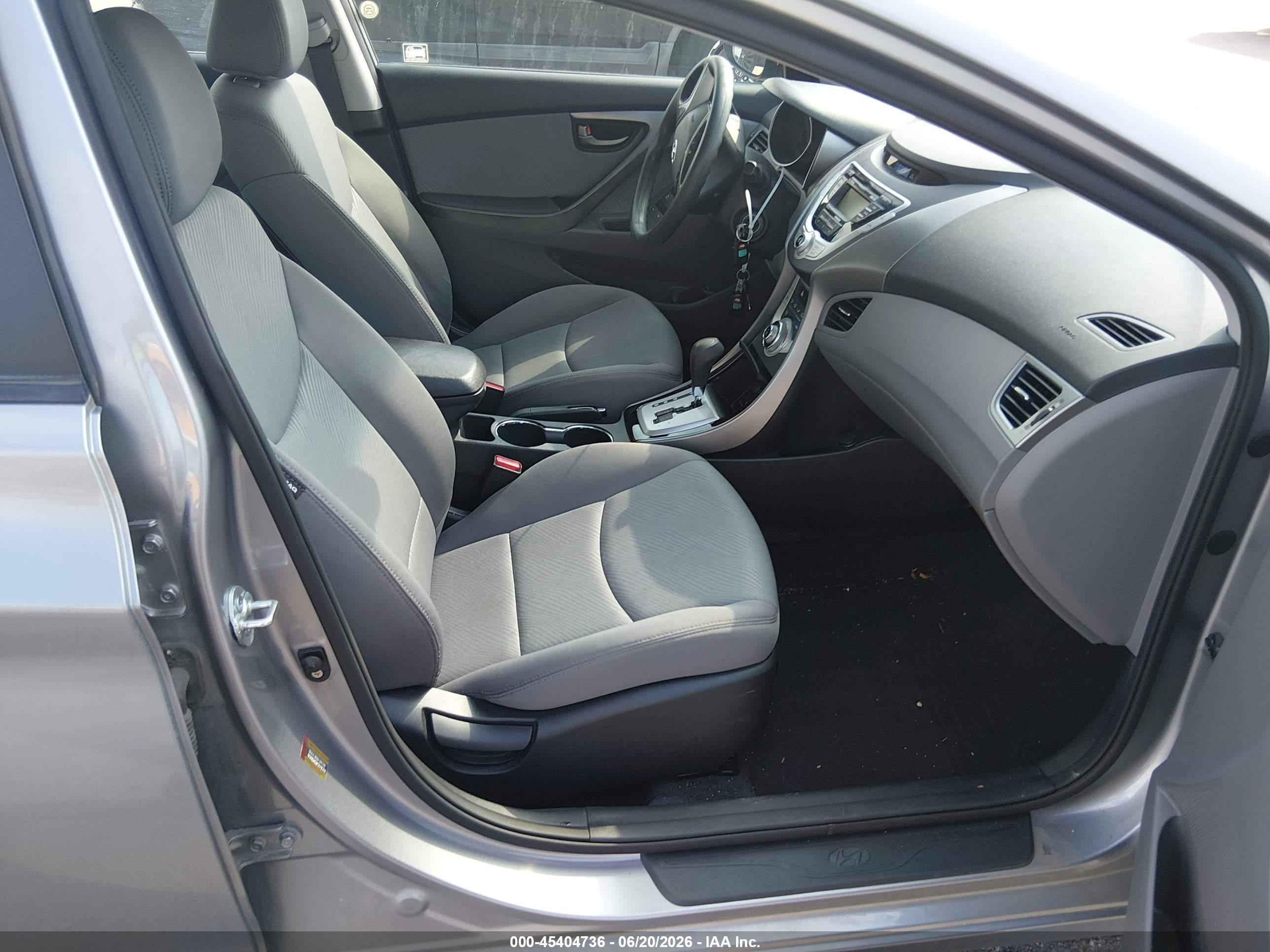 2012 Hyundai Elantra Gls (ulsan Plant) Gray vin: KMHDH4AE4CU421532