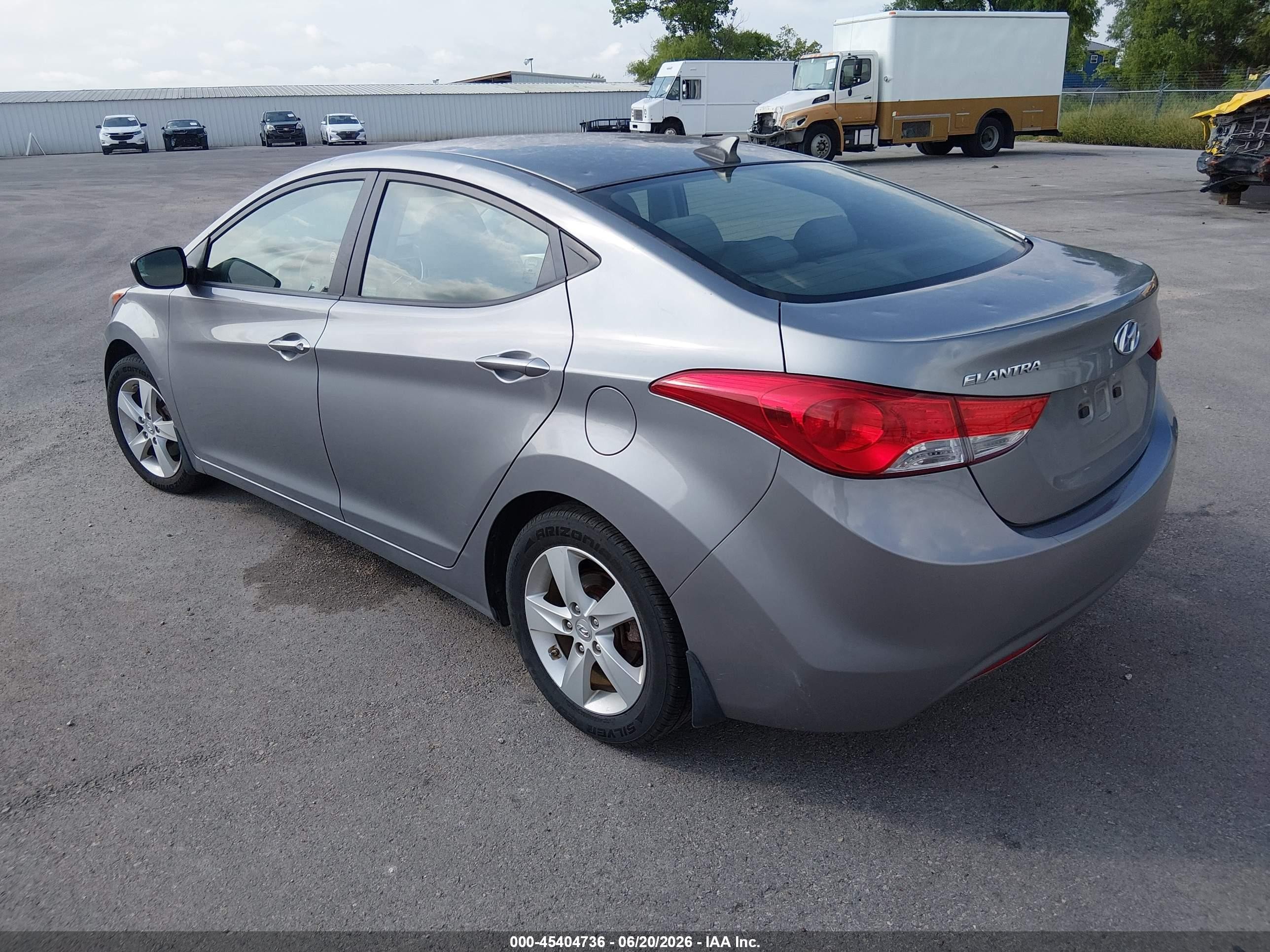 2012 Hyundai Elantra Gls (ulsan Plant) Gray vin: KMHDH4AE4CU421532