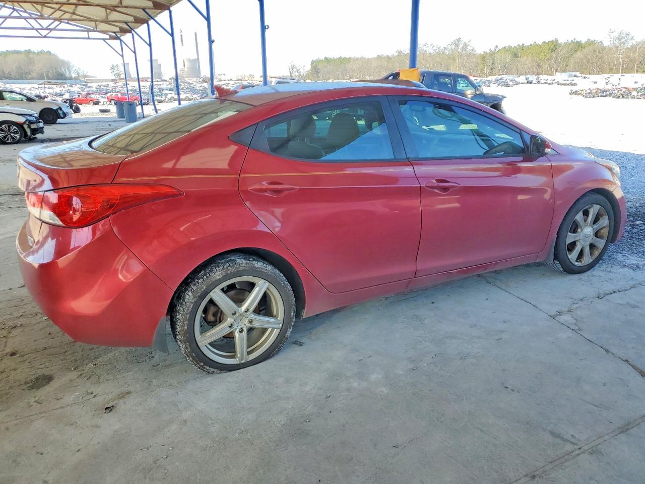 2012 Hyundai Elantra Gls Красный vin: KMHDH4AE4CU435883