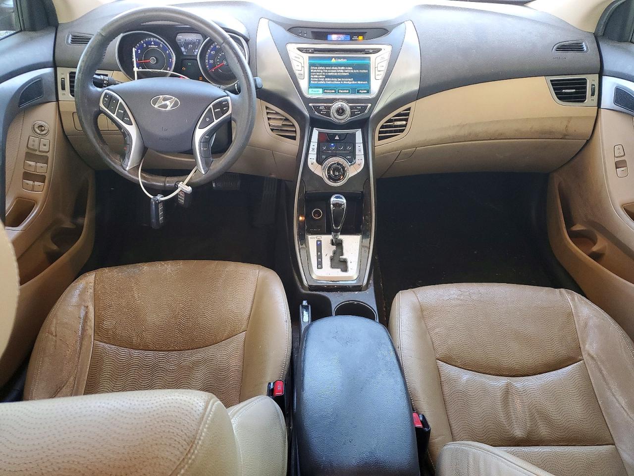 2012 Hyundai Elantra Gls Красный vin: KMHDH4AE4CU435883
