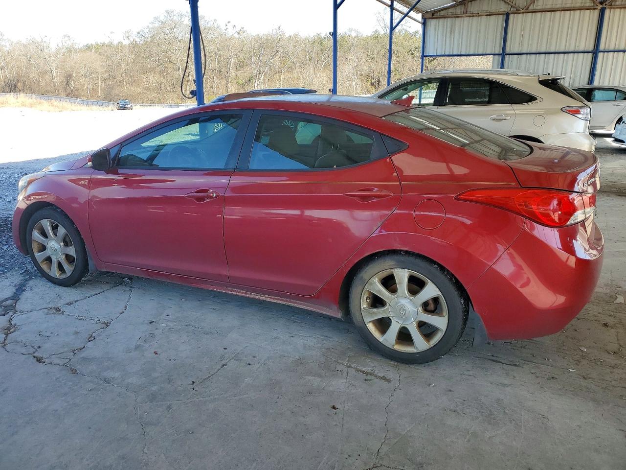 2012 Hyundai Elantra Gls Красный vin: KMHDH4AE4CU435883