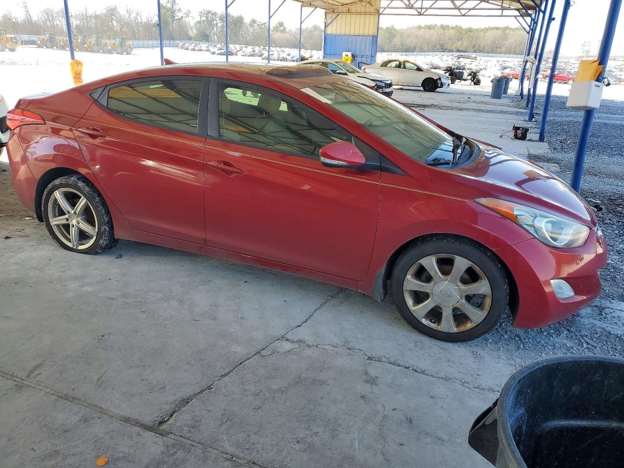 2012 Hyundai Elantra Gls Красный vin: KMHDH4AE4CU435883