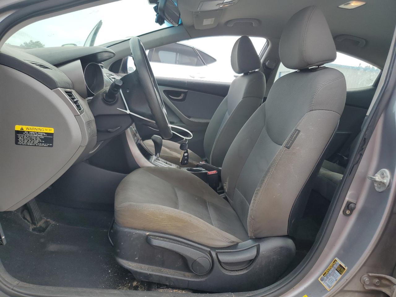 2012 Hyundai Elantra Gls Gray vin: KMHDH4AE4CU442459