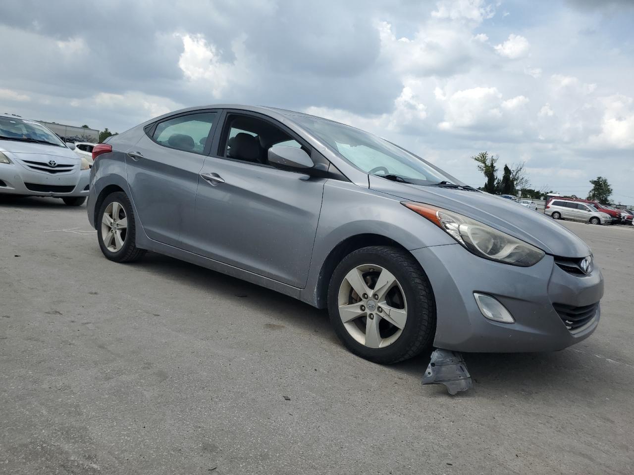 2012 Hyundai Elantra Gls Gray vin: KMHDH4AE4CU442459