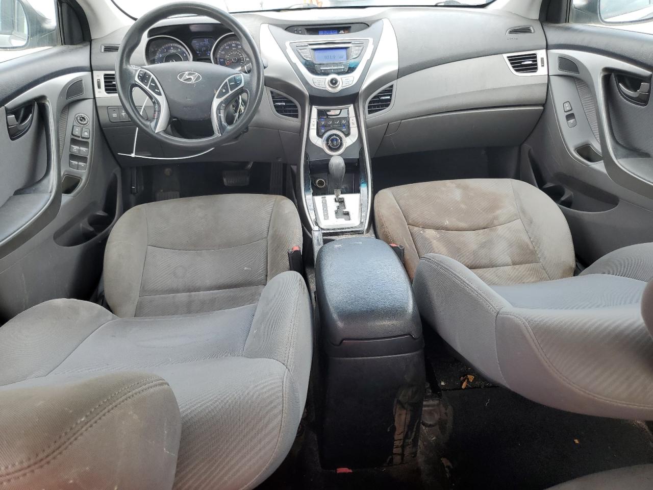 2012 Hyundai Elantra Gls Gray vin: KMHDH4AE4CU442459