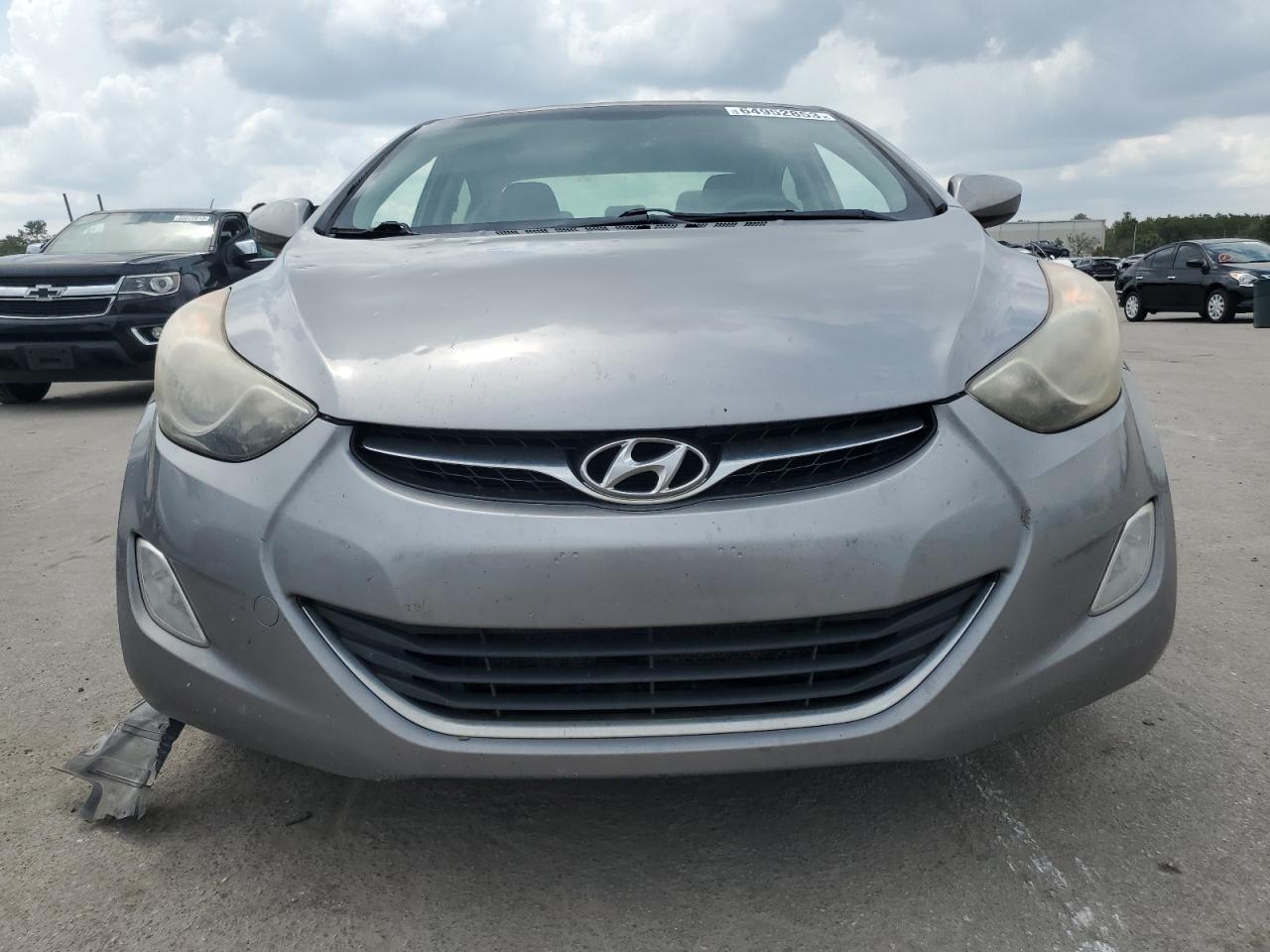 2012 Hyundai Elantra Gls Gray vin: KMHDH4AE4CU442459