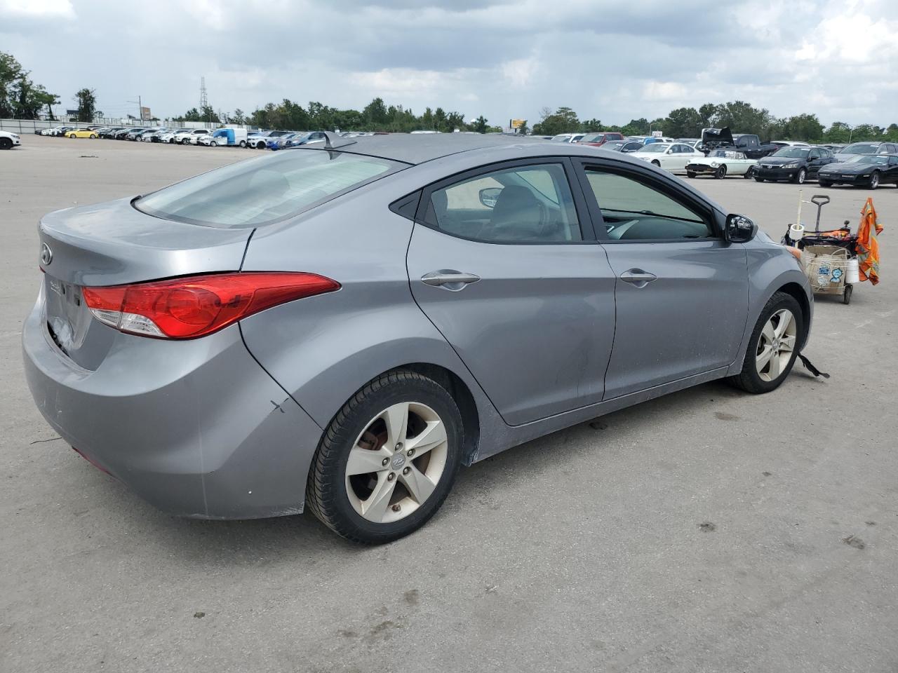 2012 Hyundai Elantra Gls Gray vin: KMHDH4AE4CU442459