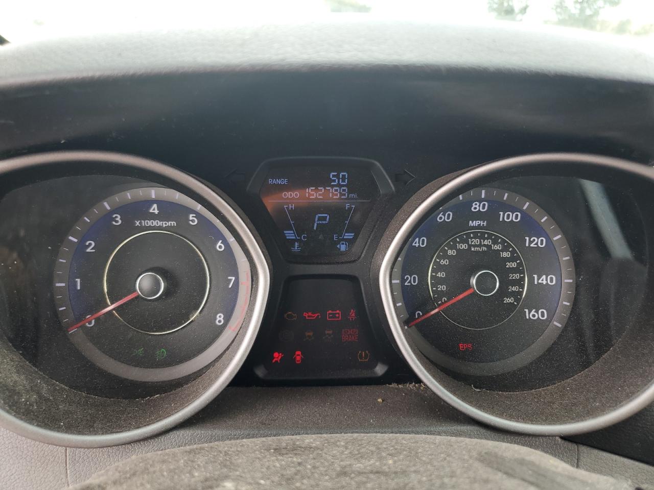 2012 Hyundai Elantra Gls Gray vin: KMHDH4AE4CU442459