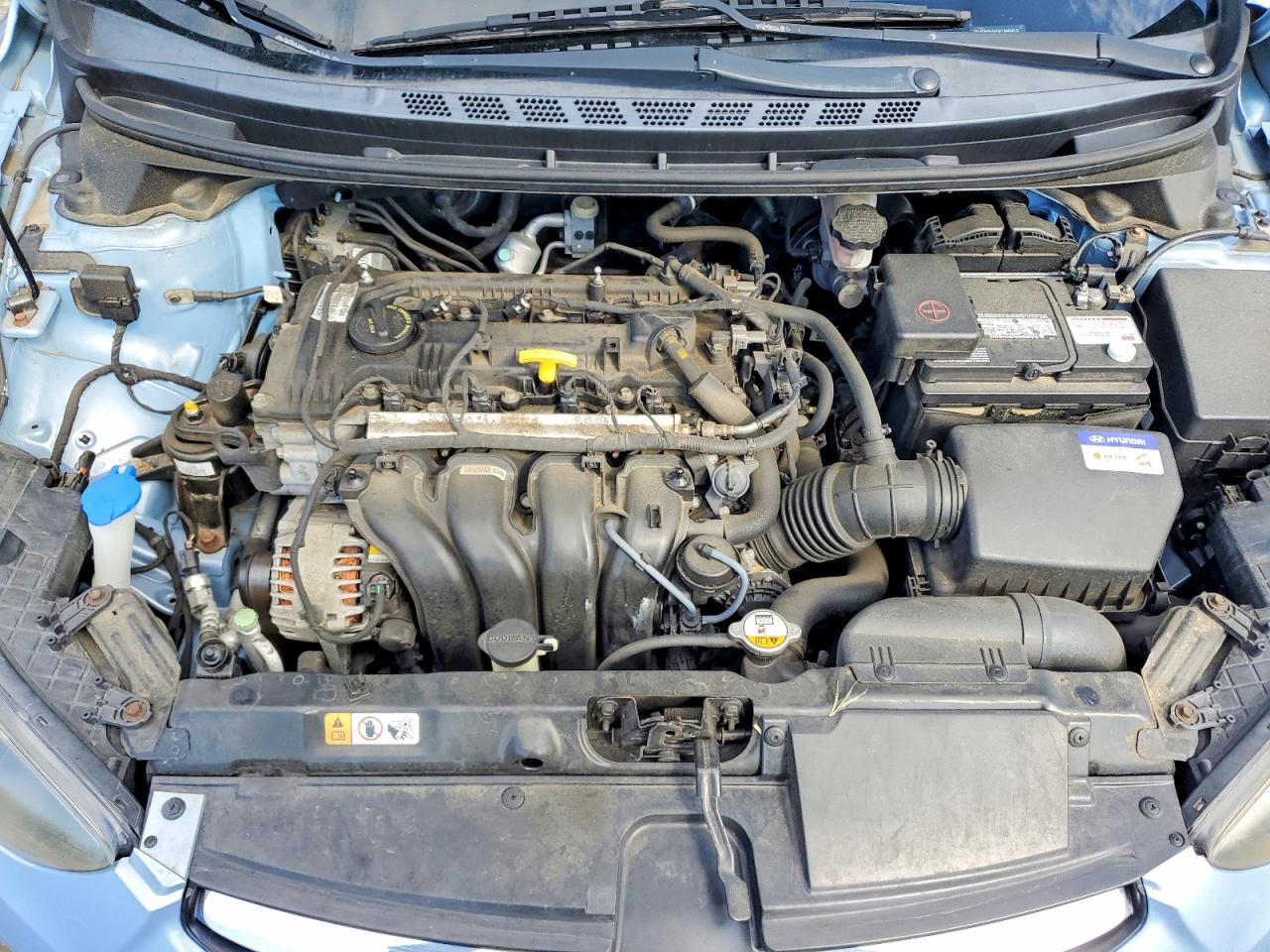 2012 Hyundai Elantra Gls Blue vin: KMHDH4AE4CU449413