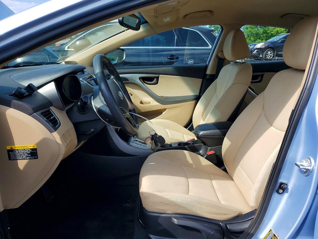 2012 Hyundai Elantra Gls Blue vin: KMHDH4AE4CU449413