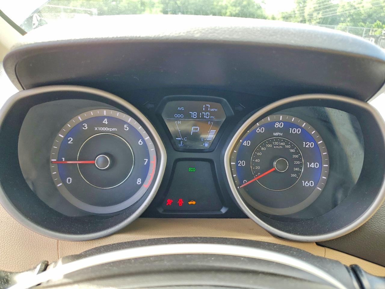 2012 Hyundai Elantra Gls Blue vin: KMHDH4AE4CU449413