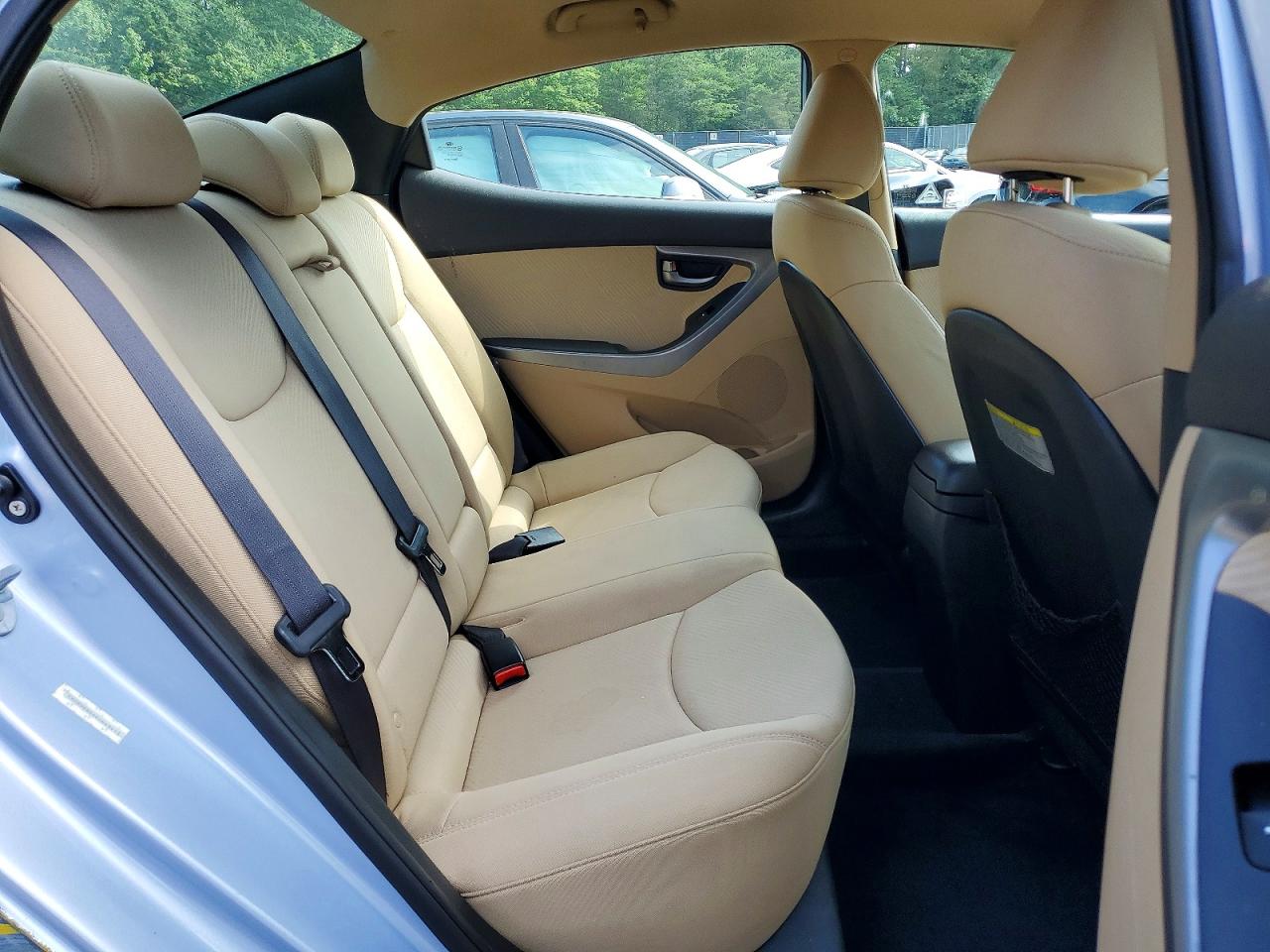 2012 Hyundai Elantra Gls Blue vin: KMHDH4AE4CU449413