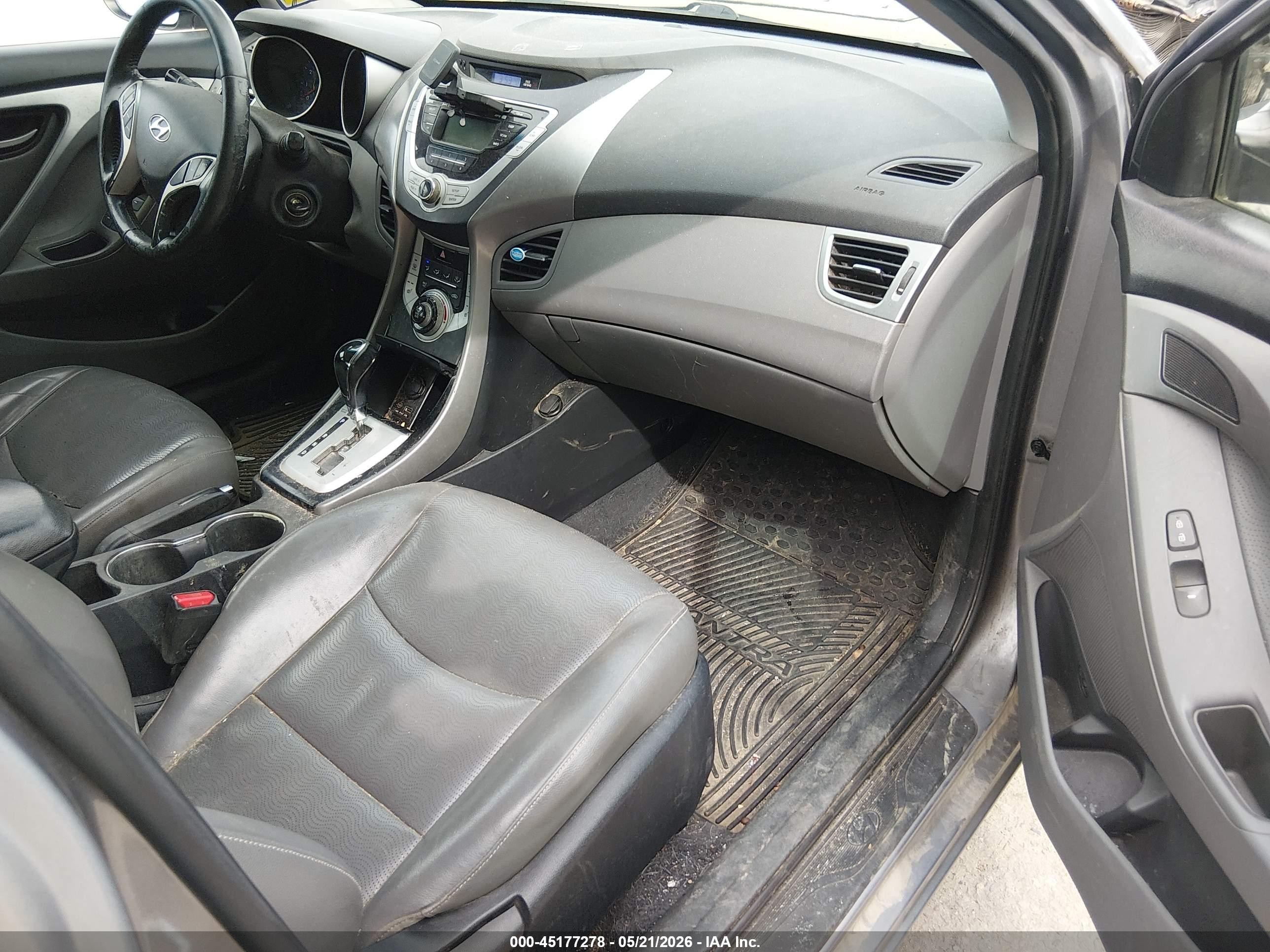 2012 Hyundai Elantra Limited (ulsan Plant) Silver vin: KMHDH4AE4CU475316