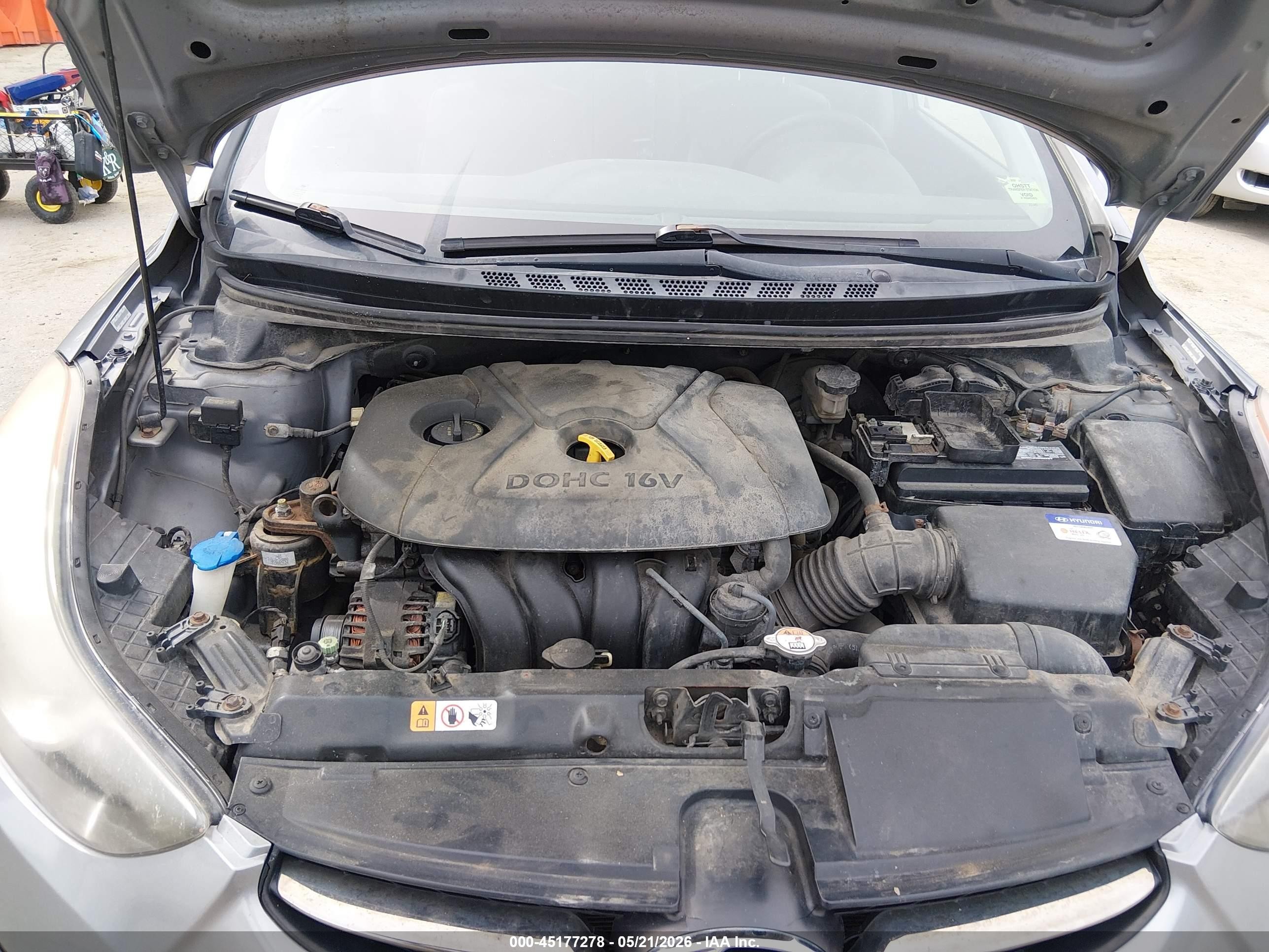 2012 Hyundai Elantra Limited (ulsan Plant) Silver vin: KMHDH4AE4CU475316