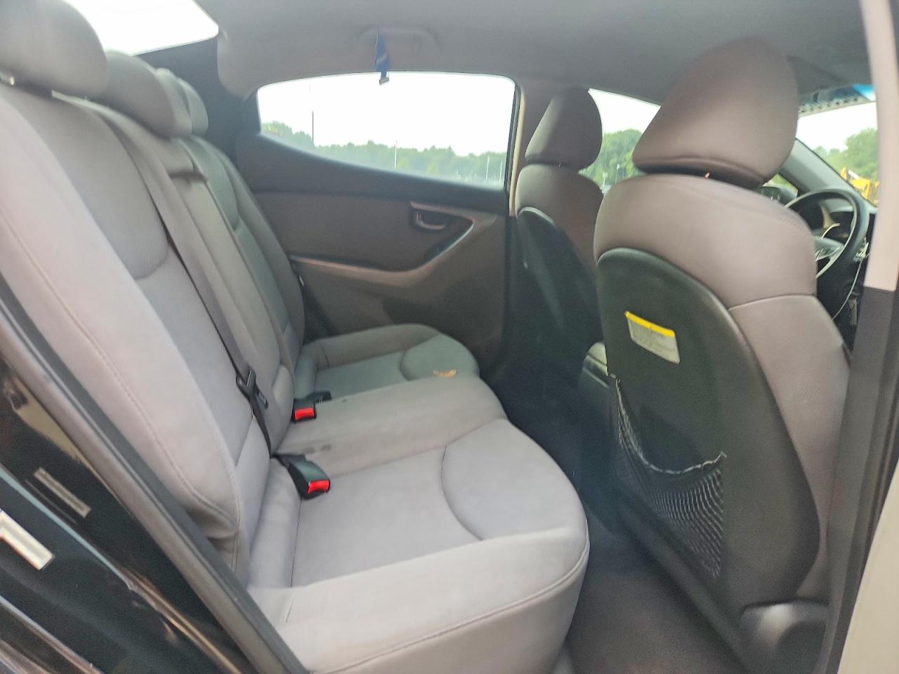 2012 Hyundai Elantra Gls Black vin: KMHDH4AE4CU475798