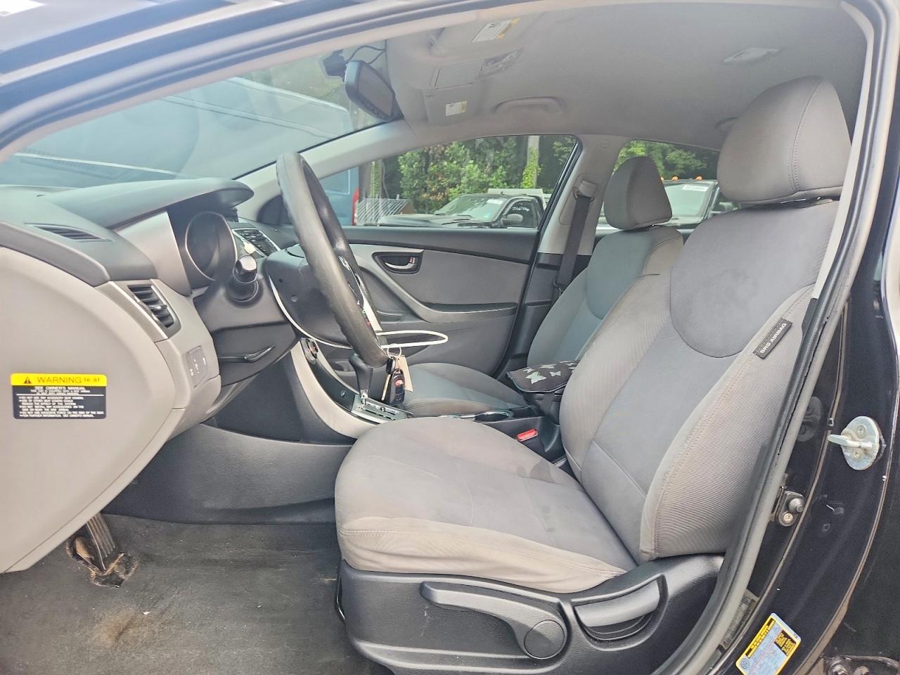 2012 Hyundai Elantra Gls Black vin: KMHDH4AE4CU475798