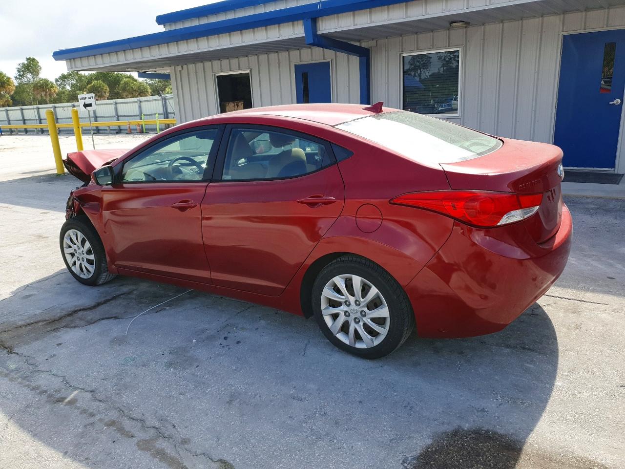 2013 Hyundai Elantra Gls Красный vin: KMHDH4AE4DU481991