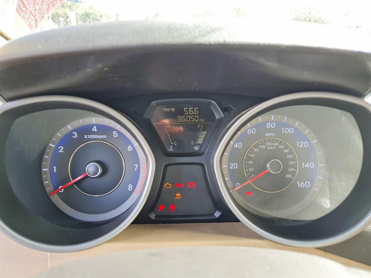 2013 Hyundai Elantra Gls Красный vin: KMHDH4AE4DU481991
