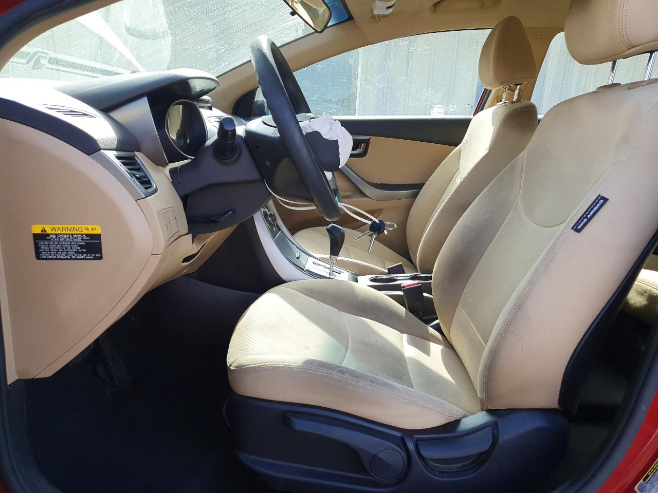 2013 Hyundai Elantra Gls Красный vin: KMHDH4AE4DU481991