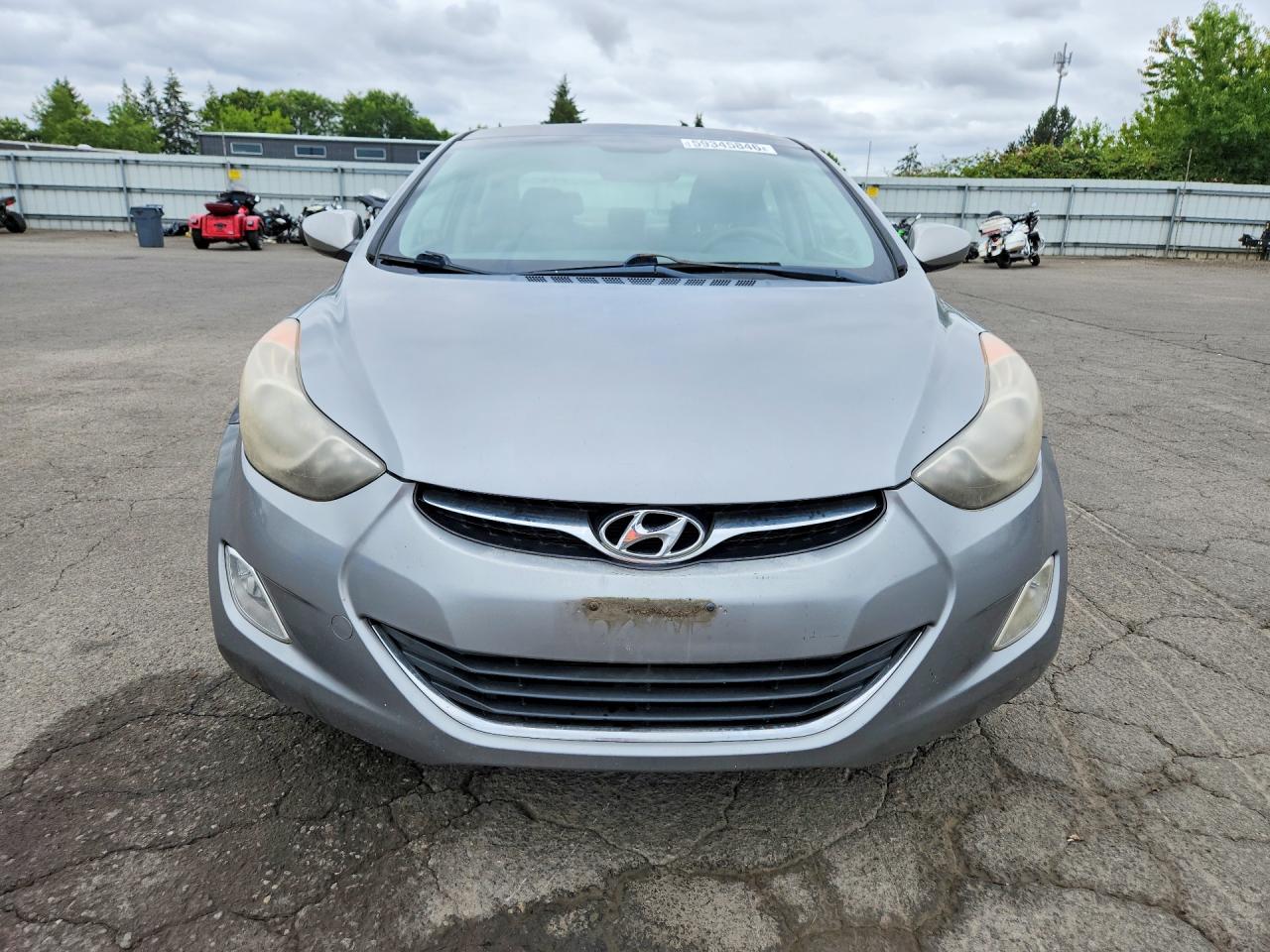 2013 Hyundai Elantra Gls Gray vin: KMHDH4AE4DU486995