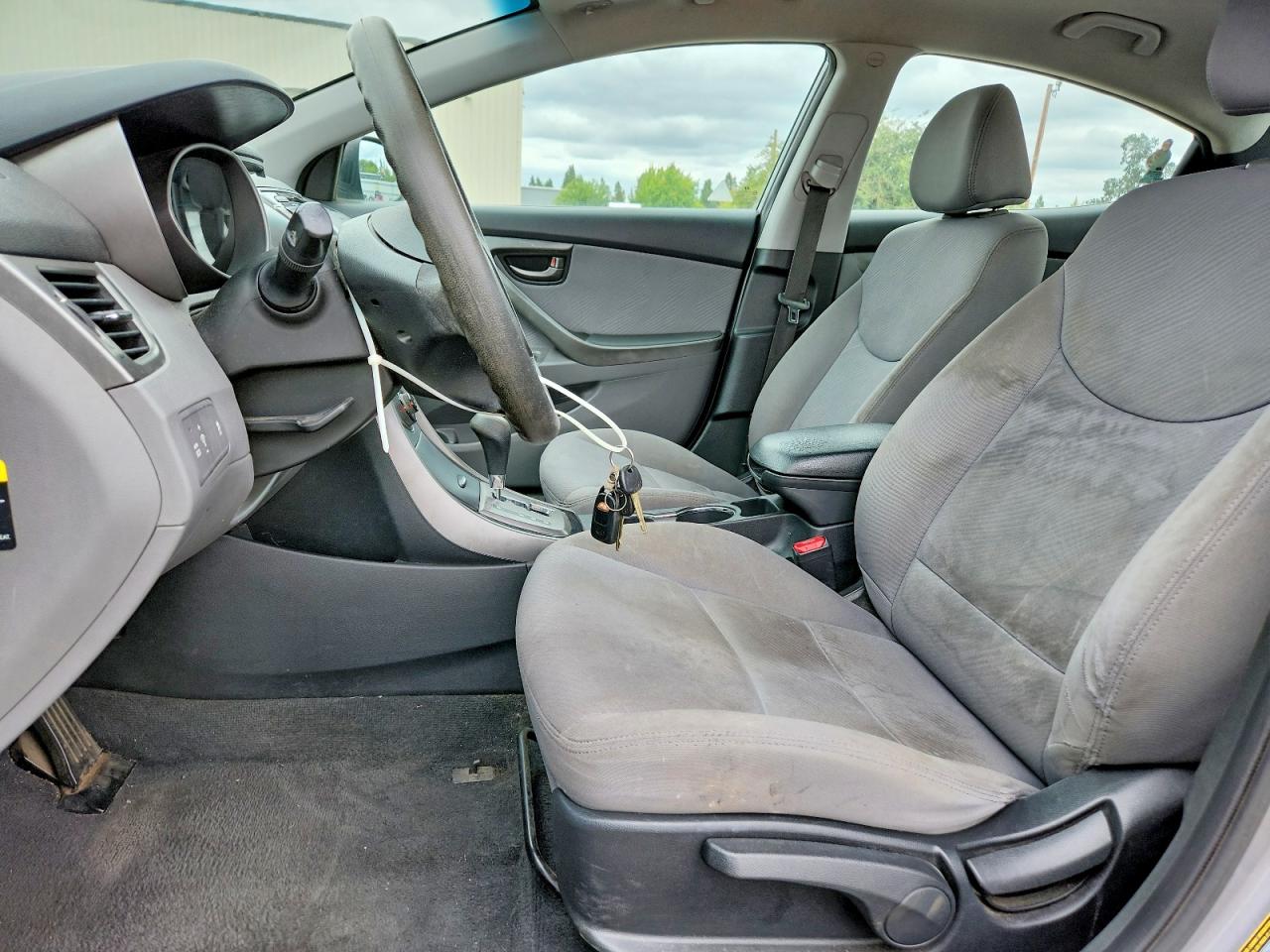 2013 Hyundai Elantra Gls Gray vin: KMHDH4AE4DU486995