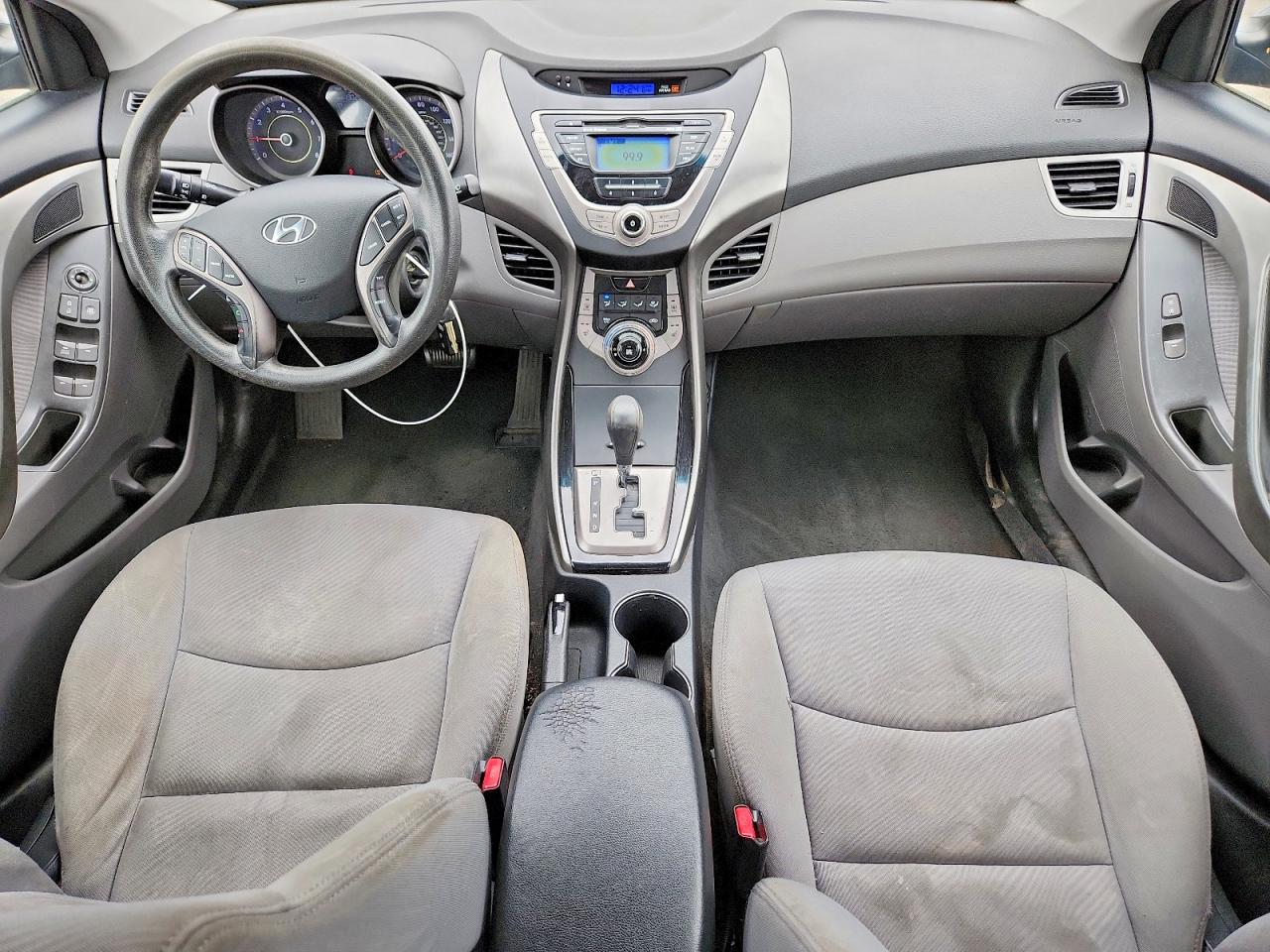 2013 Hyundai Elantra Gls Gray vin: KMHDH4AE4DU486995