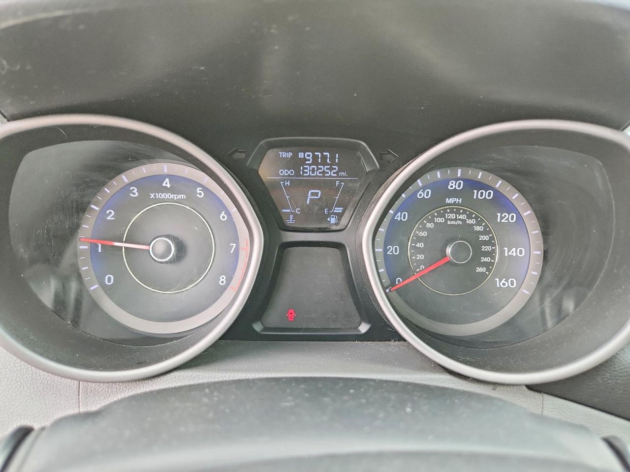 2013 Hyundai Elantra Gls Gray vin: KMHDH4AE4DU486995