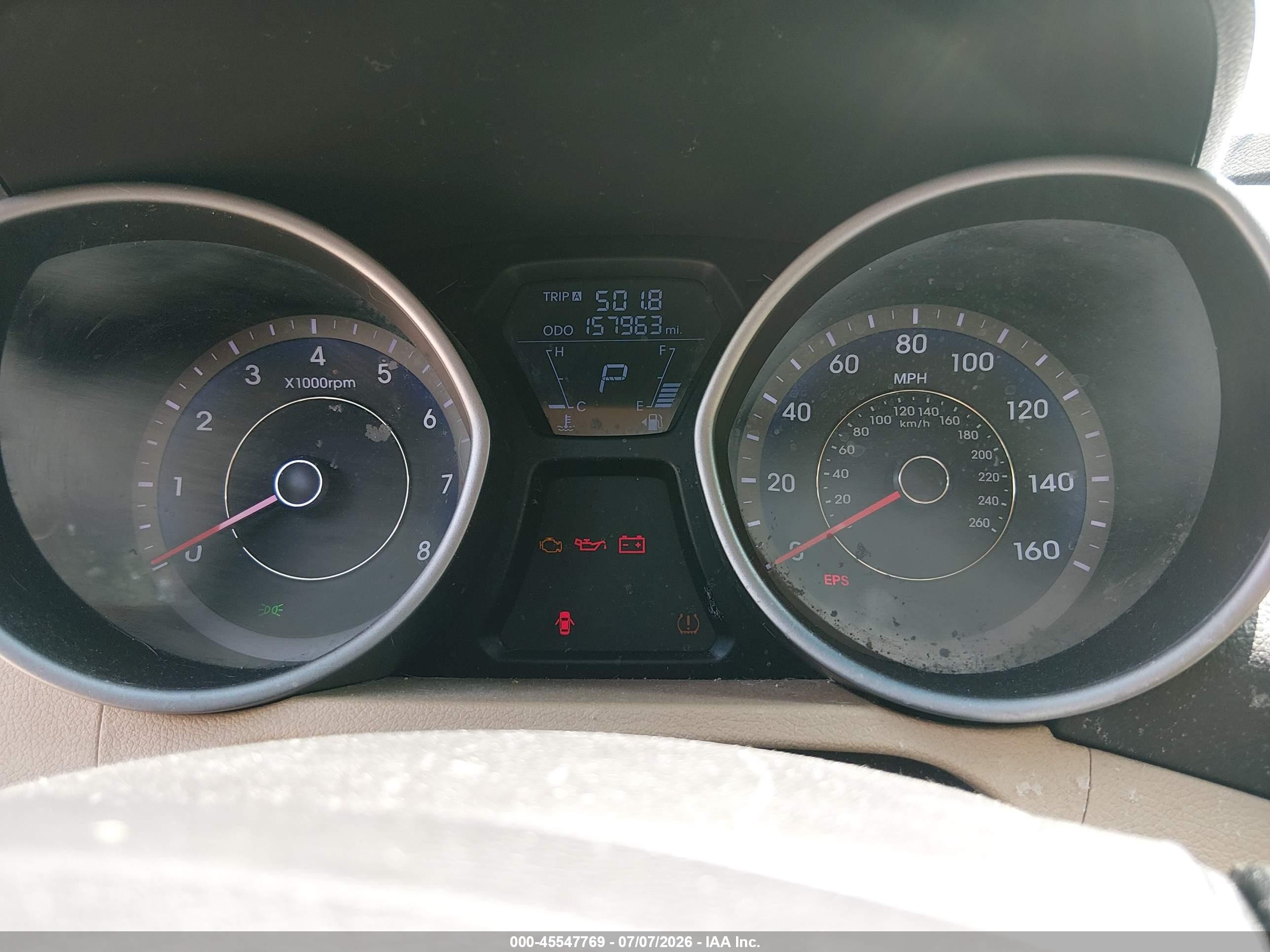 2013 Hyundai Elantra Gls Light Blue vin: KMHDH4AE4DU492411